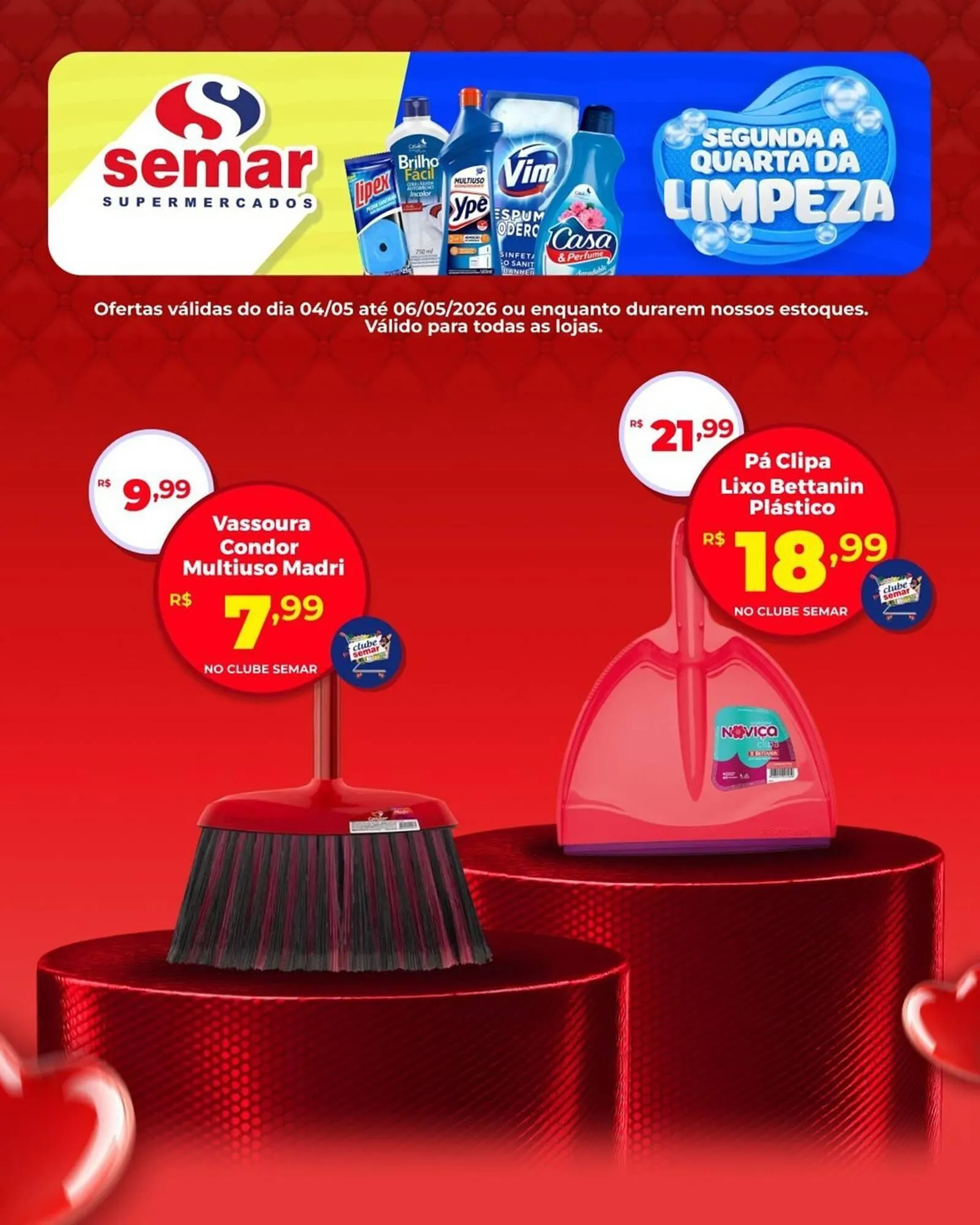 Encarte de Folheto Semar Supermercado 4 de maio até 6 de maio 2026 - Pagina 9