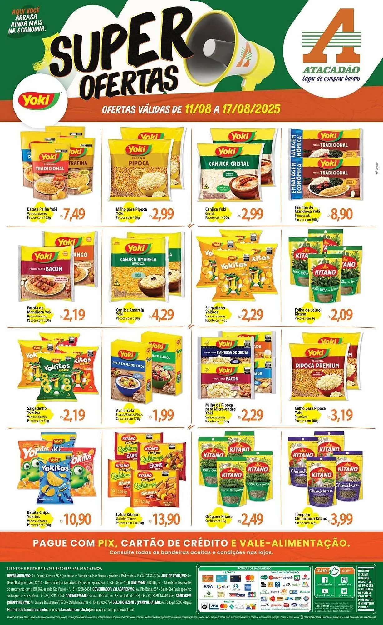 Encarte de Catálogo Atacadão 11 de agosto até 17 de agosto 2025 - Pagina 1