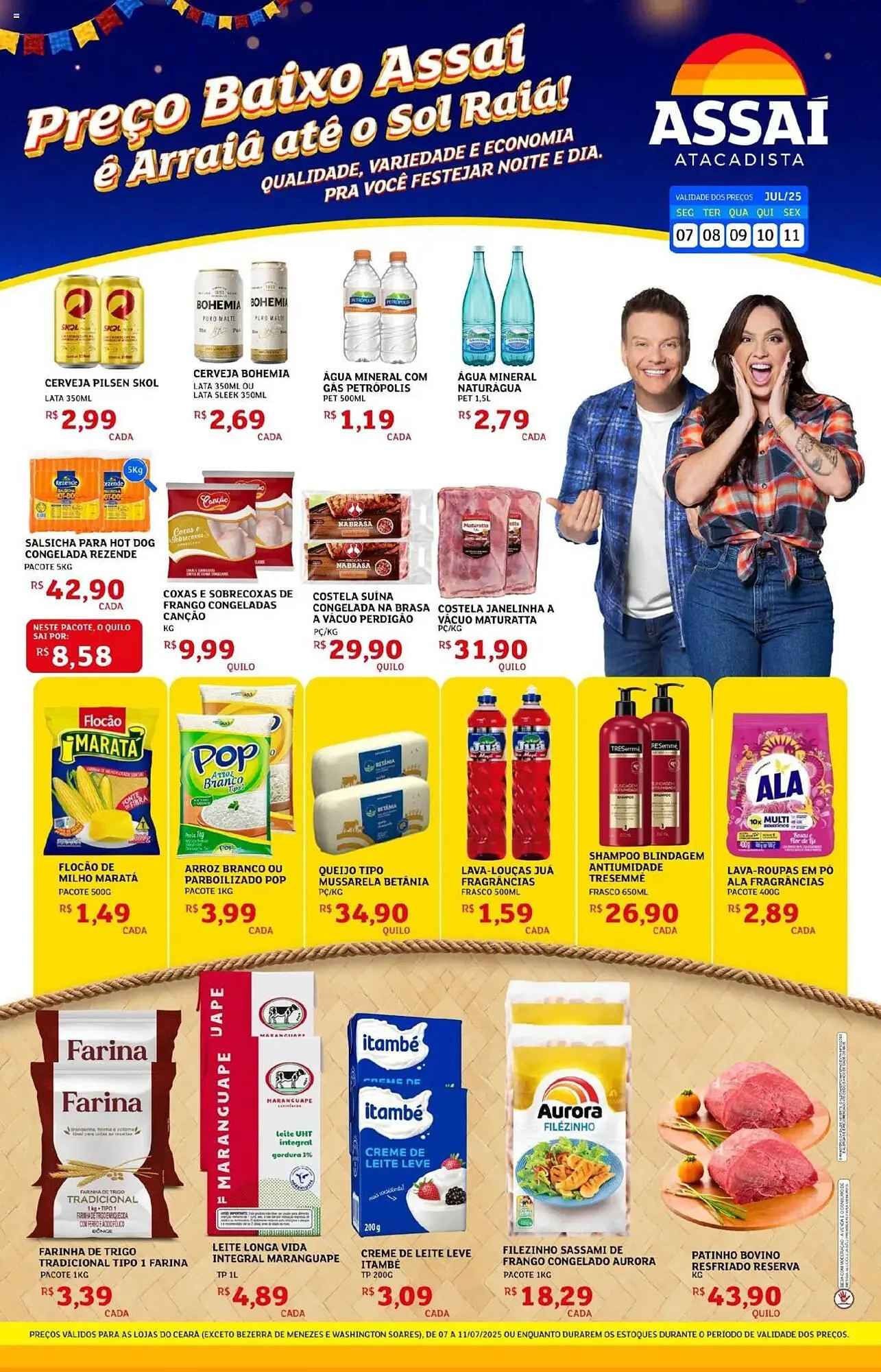 Encarte de Catálogo Assaí Atacadista 7 de julho até 11 de julho 2025 - Pagina 1