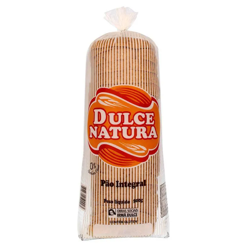 Pão Integral Dulce Natura Pacote 500g