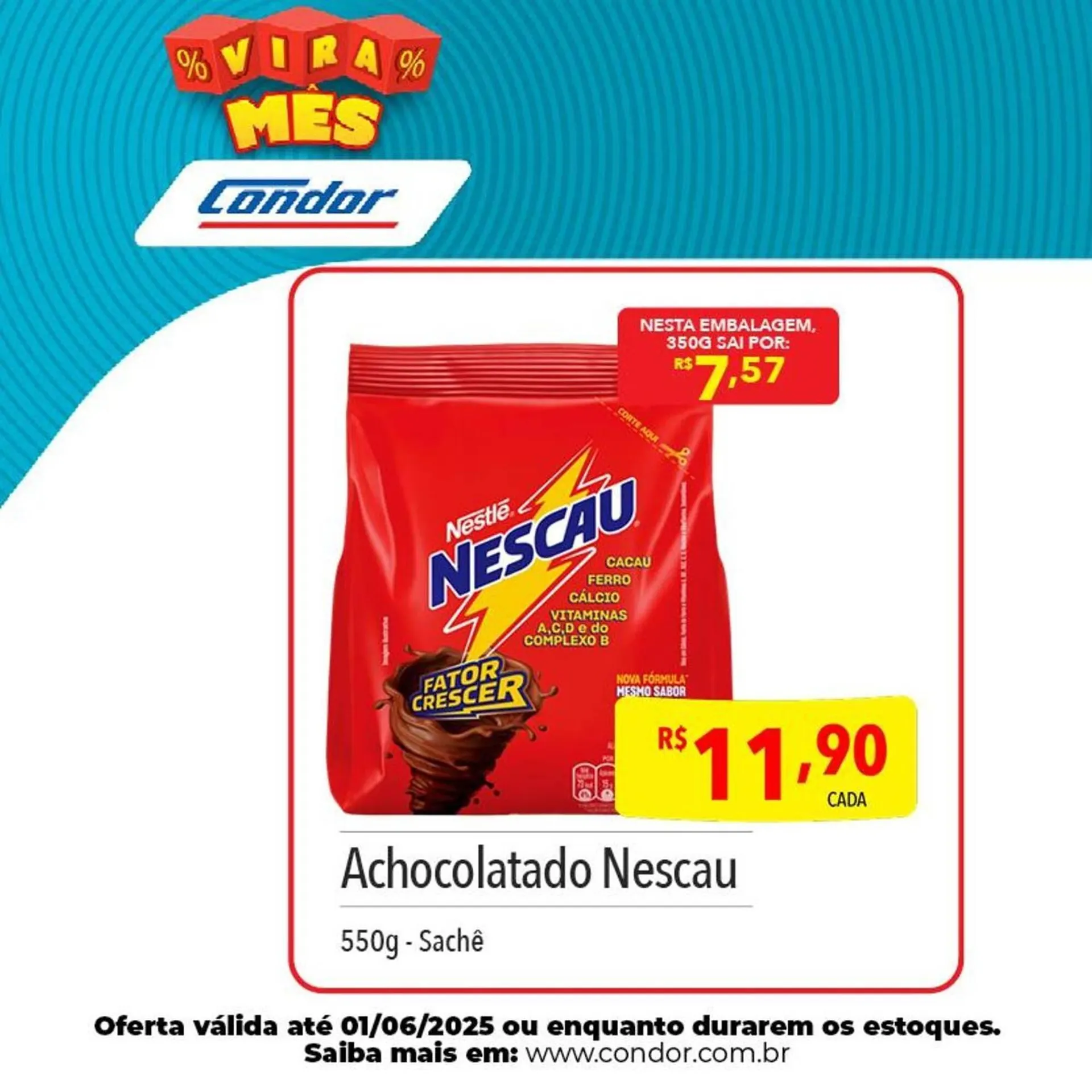 Encarte de Catálogo Supermercados Condor 29 de maio até 1 de junho 2025 - Pagina 1