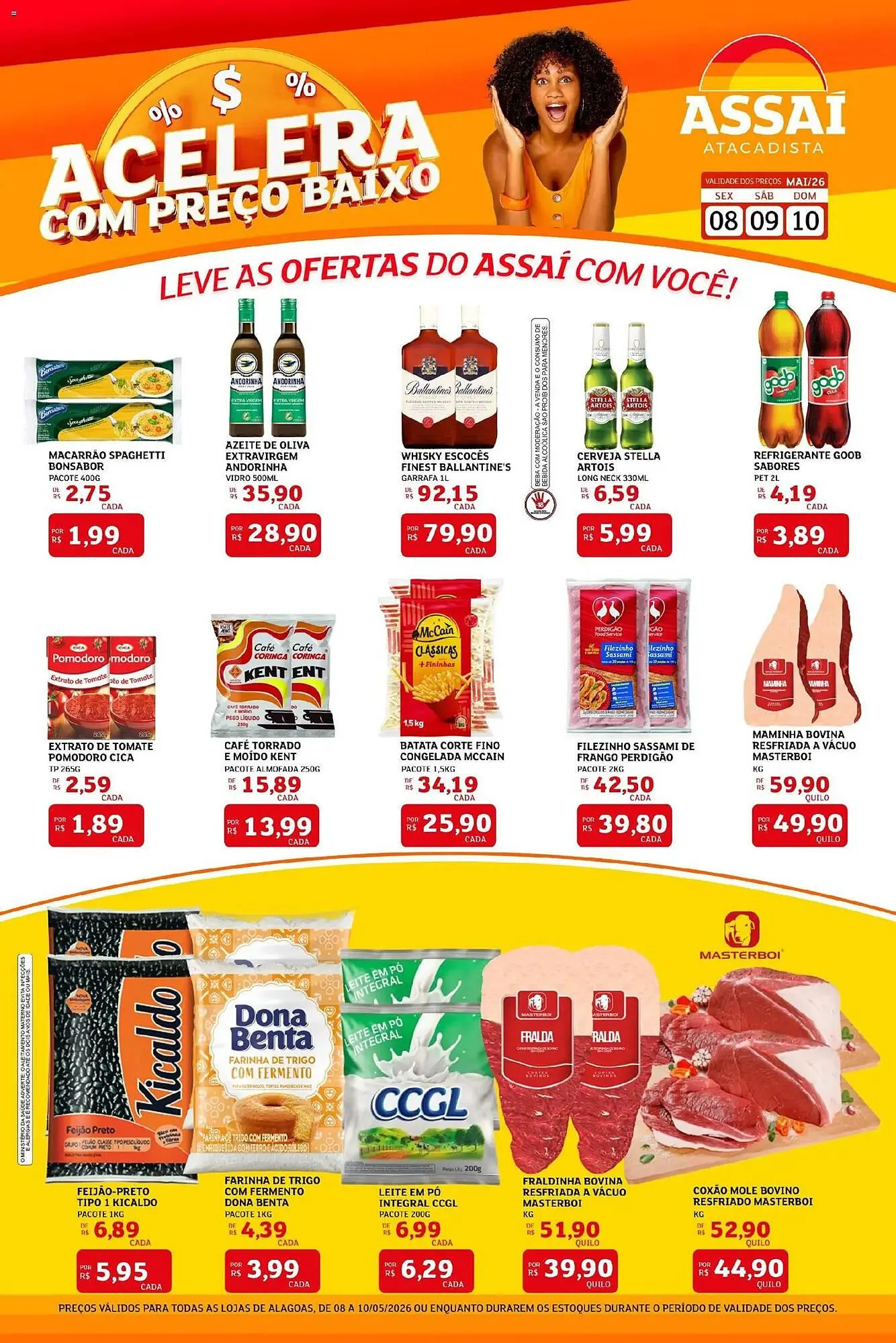 Encarte de Encarte Assaí Atacadista 8 de maio até 10 de maio 2026 - Pagina 1