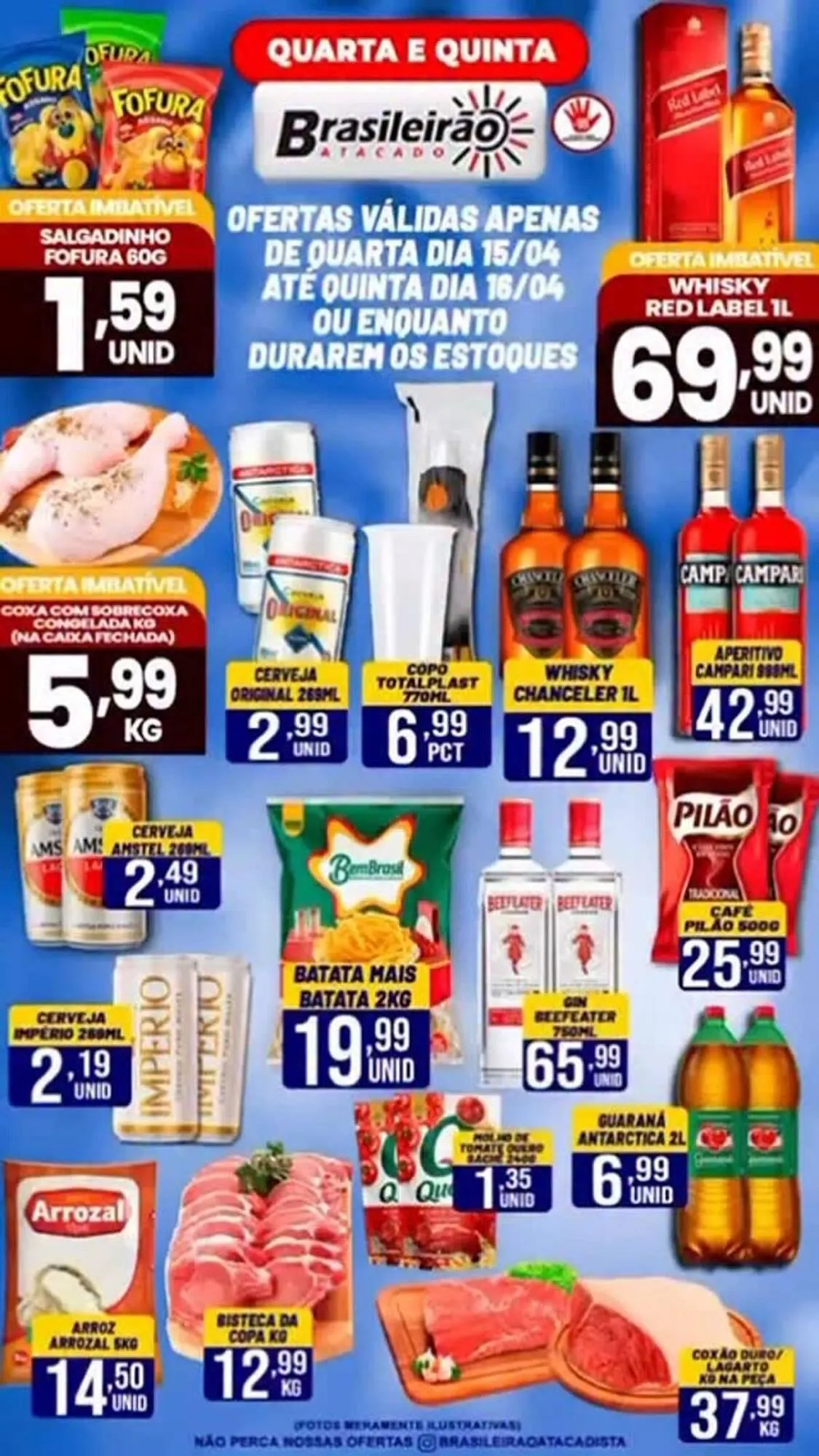 Encarte de Folheto Brasileirão Atacado 15 de abril até 16 de abril 2026 - Pagina 1