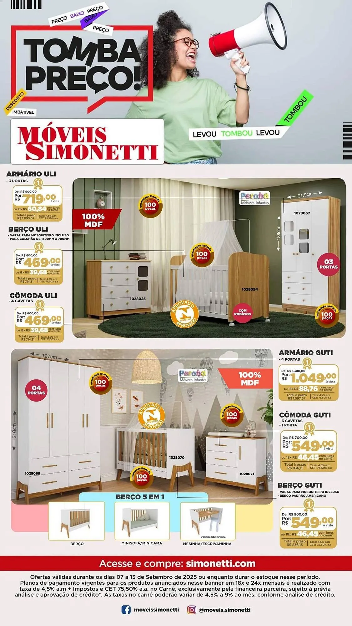Encarte de Catálogo Móveis Simonetti 8 de setembro até 13 de setembro 2025 - Pagina 8