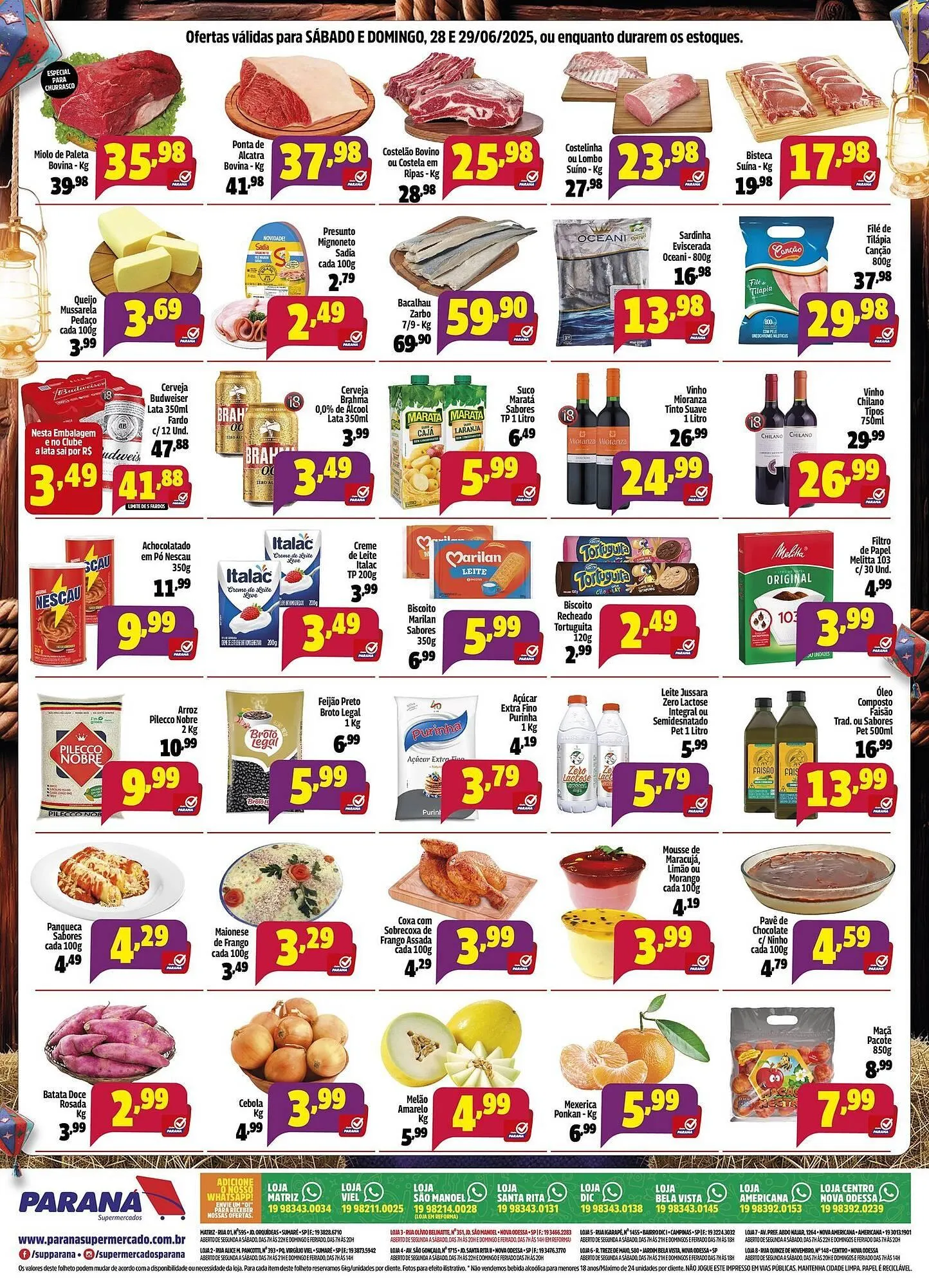 Encarte de Catálogo Supermercado Paraná 28 de junho até 29 de junho 2025 - Pagina 2