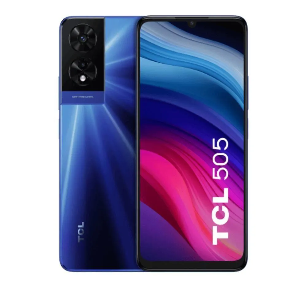 Smartphone Tcl 505 256Gb Tela 6.75 Câmera 50 Mp T509k - Azul