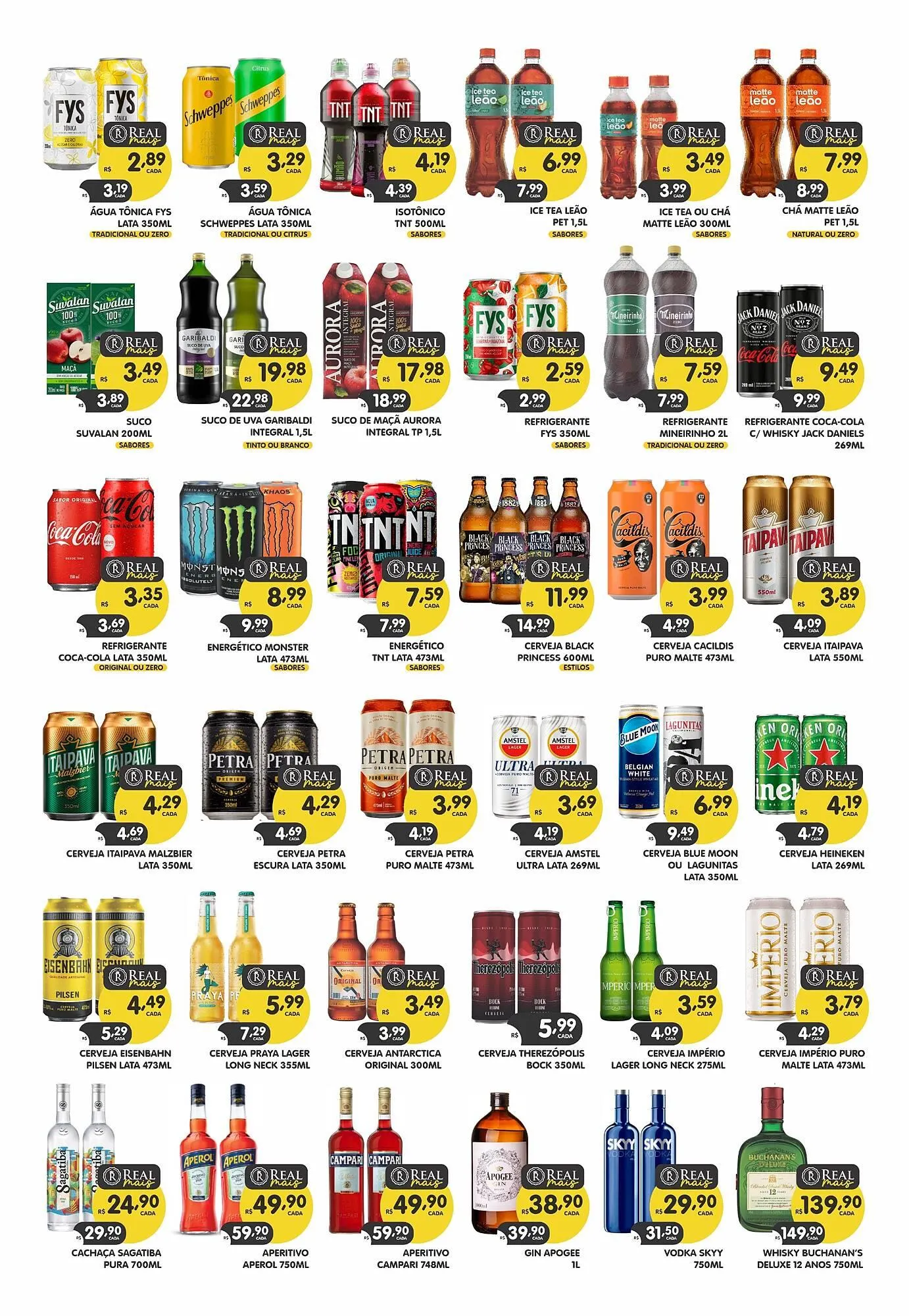 Encarte de Catálogo Supermercados Real 1 de agosto até 21 de agosto 2025 - Pagina 7