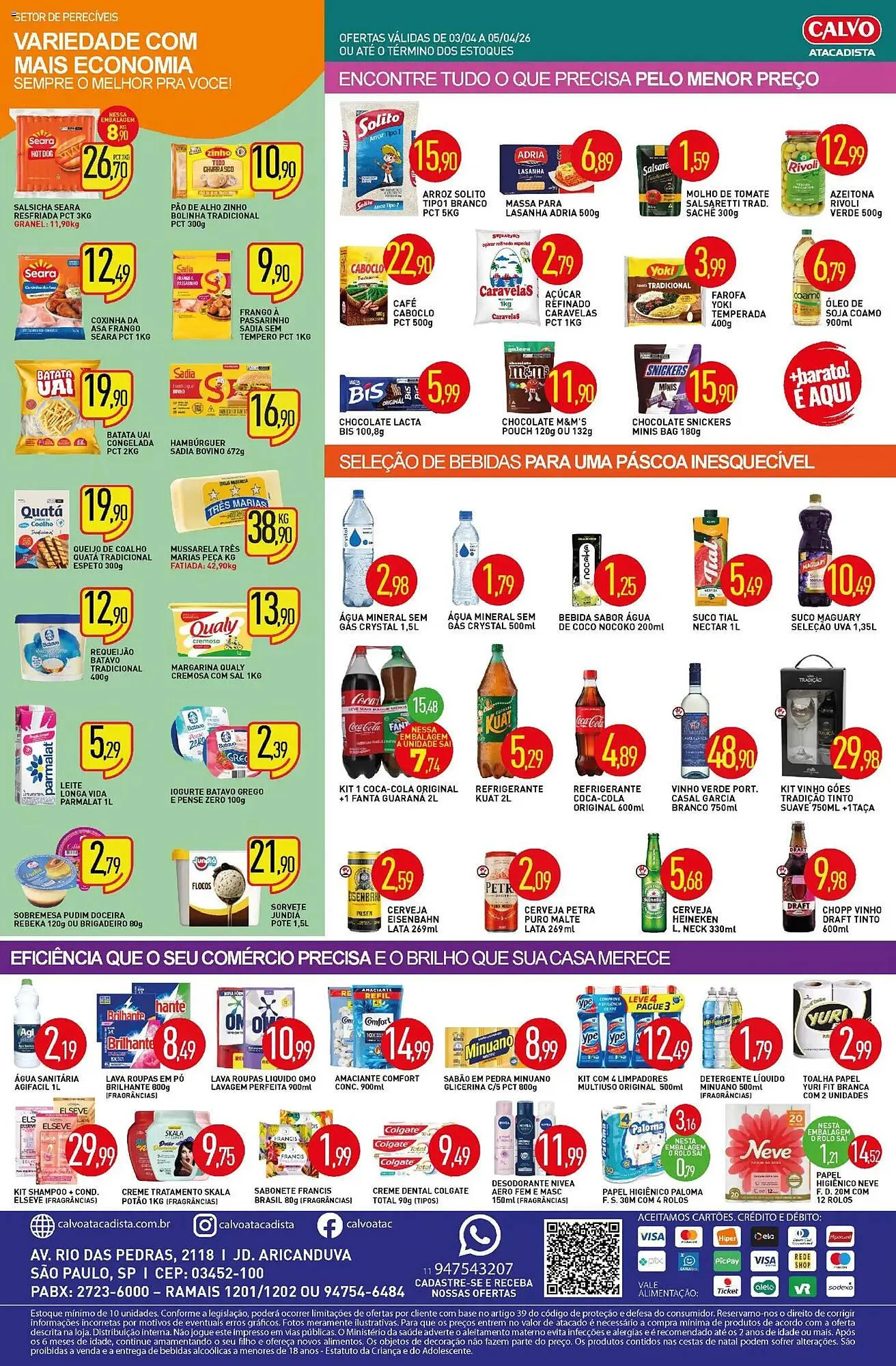 Encarte de Folheto Calvo Atacadista 3 de abril até 7 de abril 2026 - Pagina 2