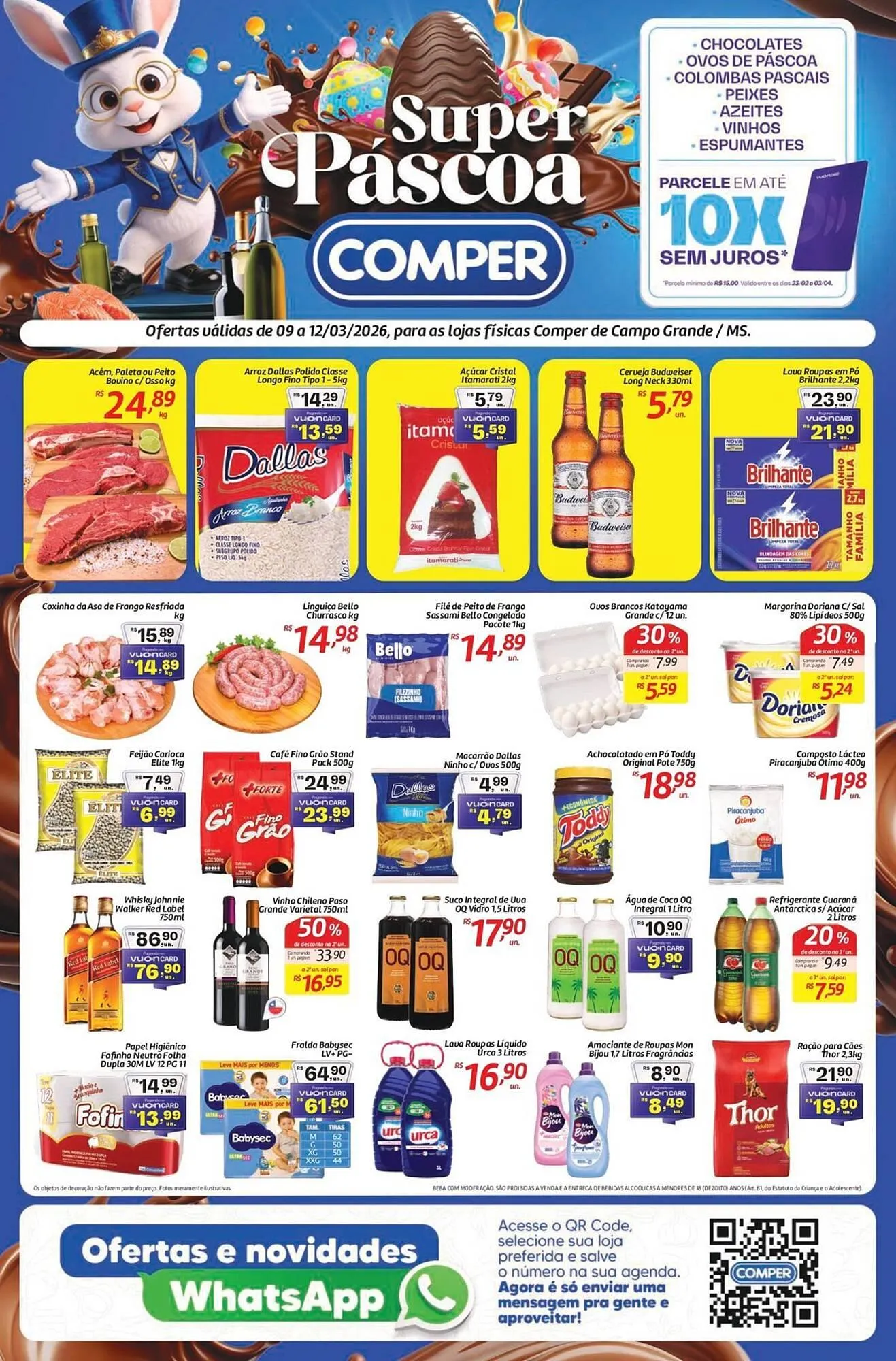 Encarte de Folheto Comper 9 de março até 12 de março 2026 - Pagina 1