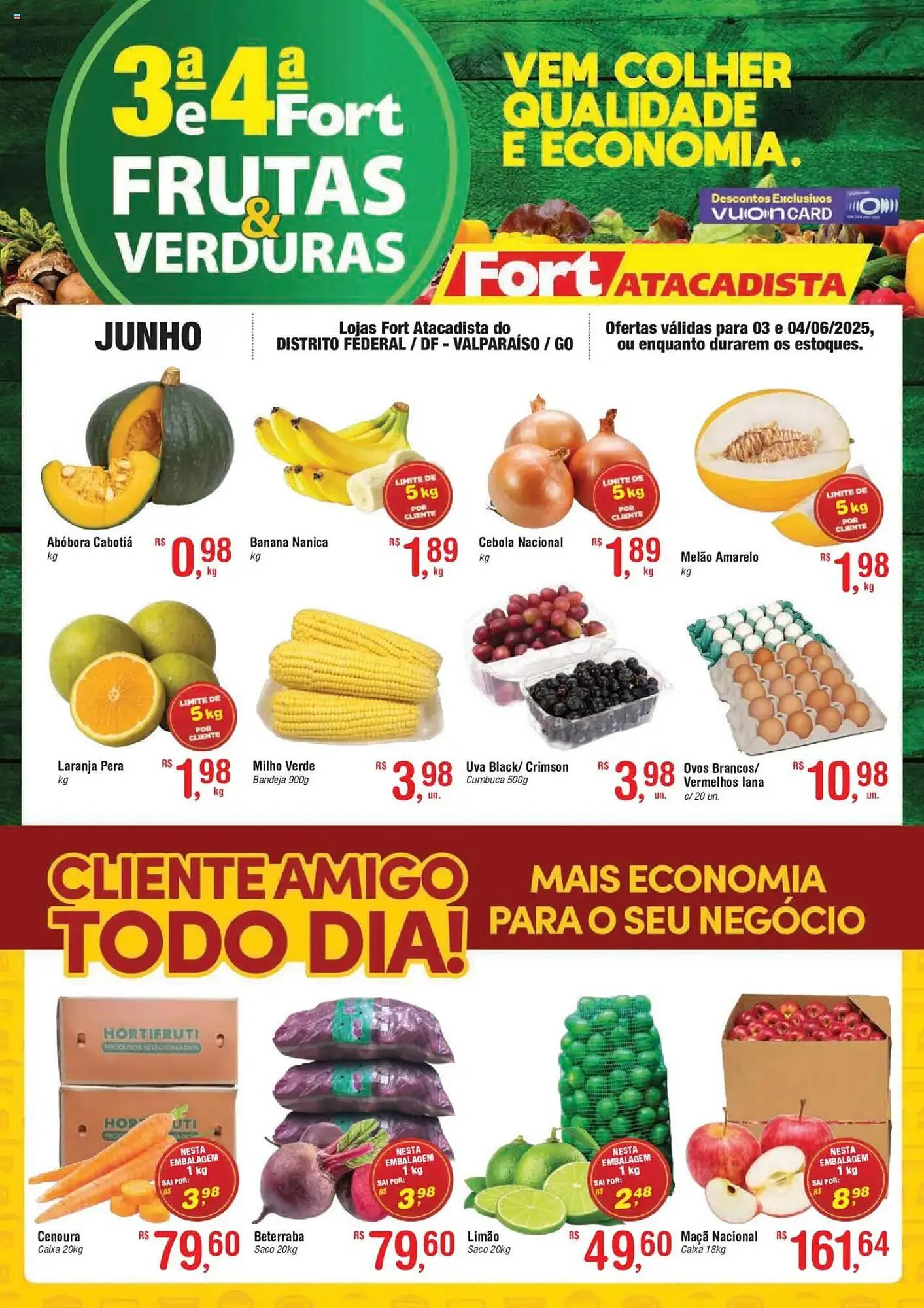 Encarte de Catálogo Fort Atacadista 3 de junho até 4 de junho 2025 - Pagina 1