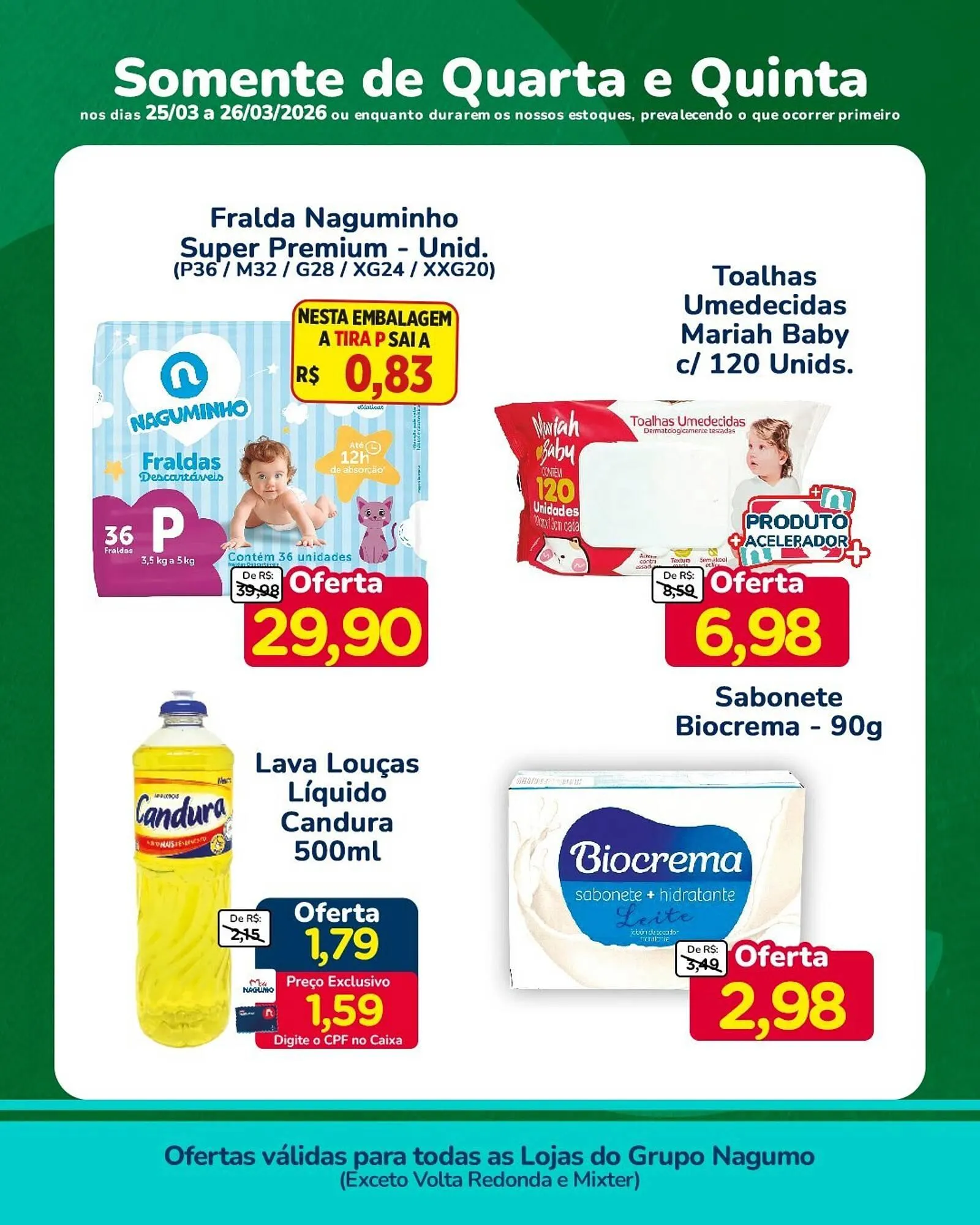 Encarte de Folheto Nagumo 25 de março até 26 de março 2026 - Pagina 4