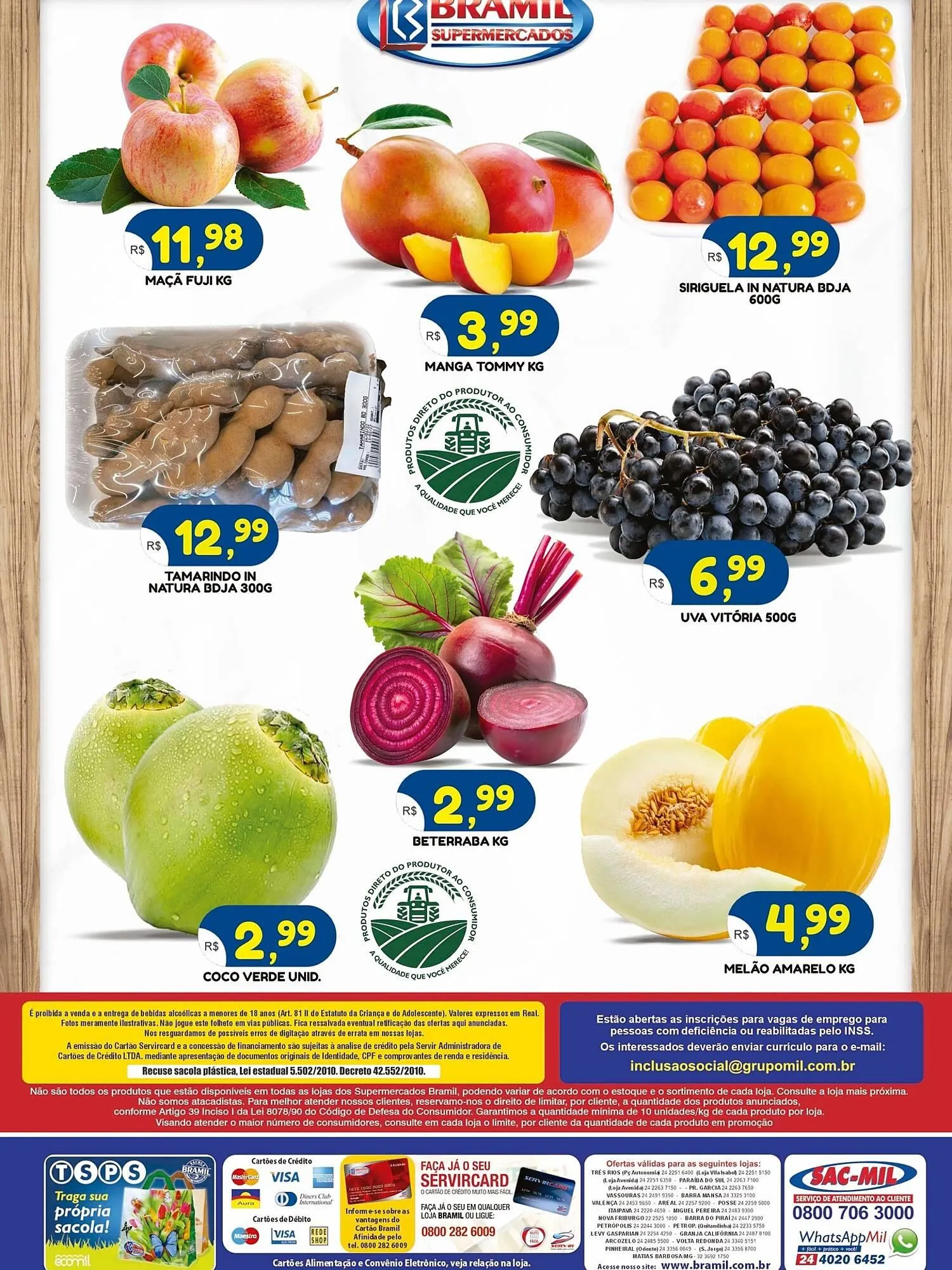 Encarte de Encarte Bramil Supermercados 18 de novembro até 19 de novembro 2025 - Pagina 2