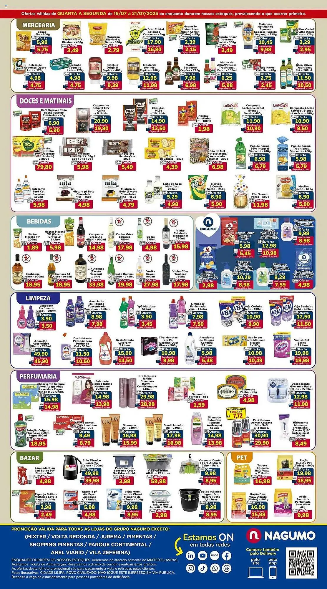 Encarte de Catálogo Nagumo 16 de julho até 21 de julho 2025 - Pagina 2
