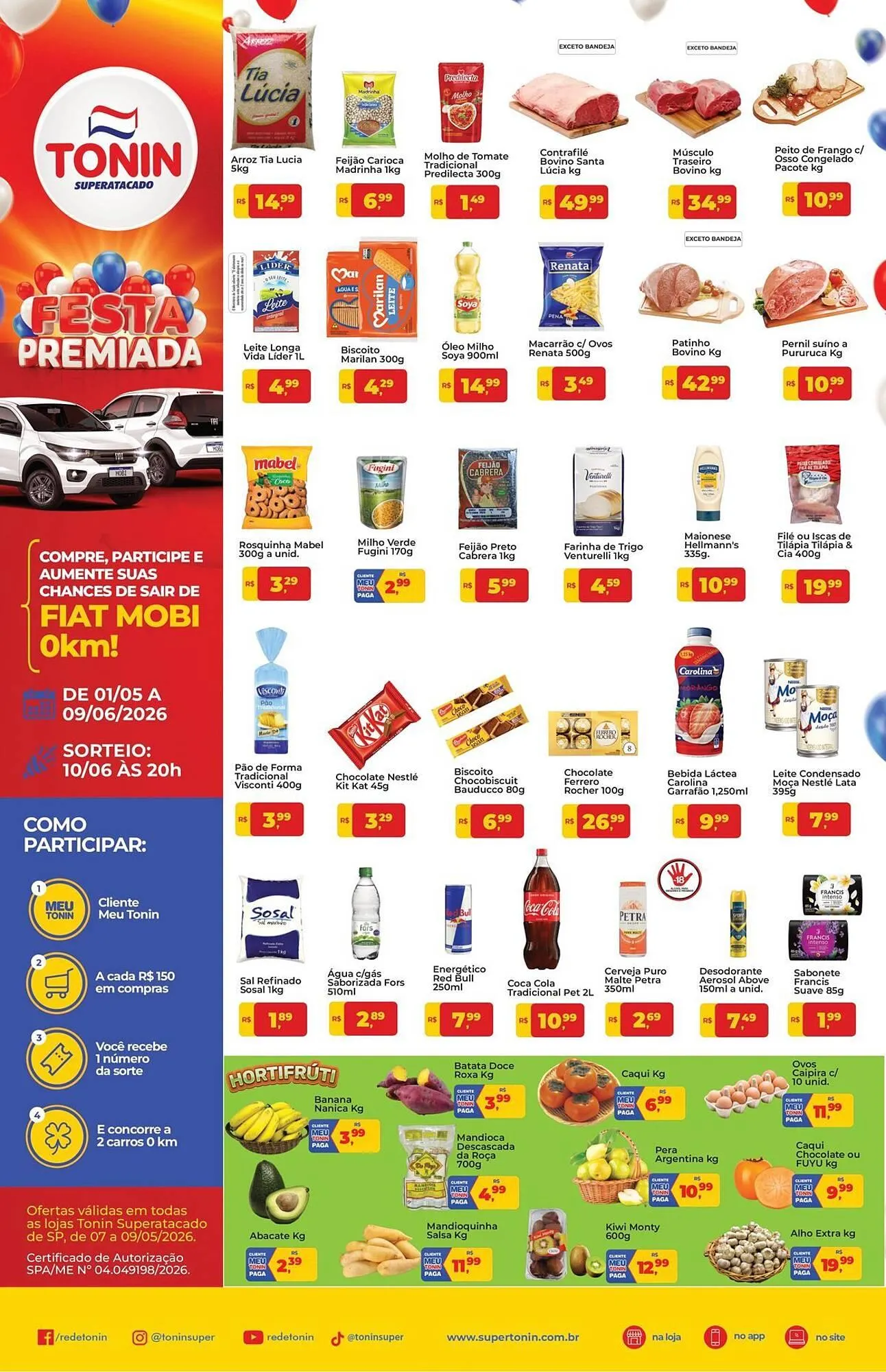 Encarte de Catálogo Tonin Superatacado 1 de maio até 9 de junho 2026 - Pagina 1