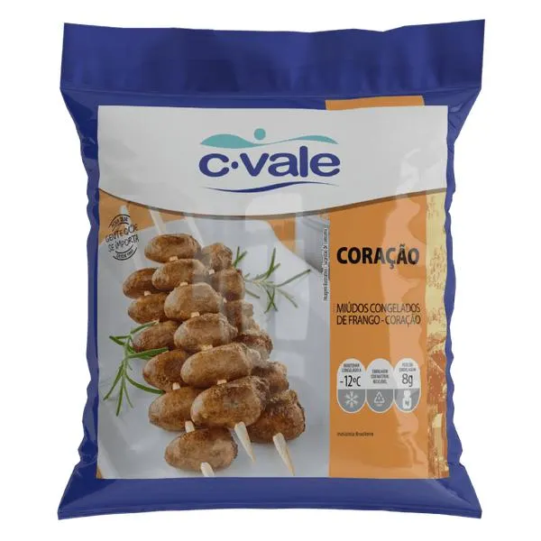 Coracao de Frango C-Vale 1kg