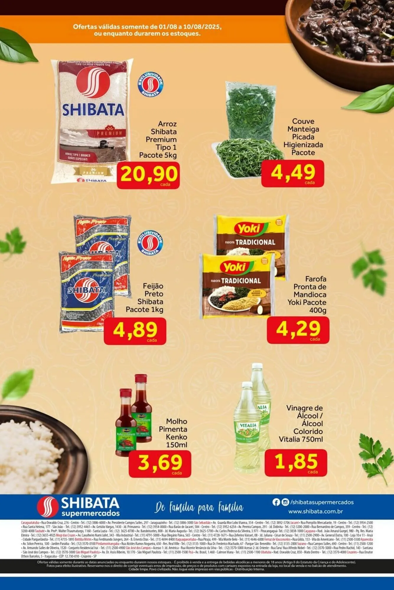 Encarte de Catálogo Shibata Supermercados 31 de julho até 10 de agosto 2025 - Pagina 2