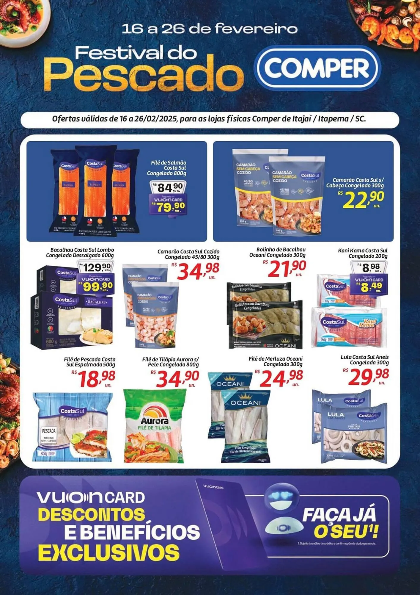 Encarte de Folheto Comper 16 de fevereiro até 26 de fevereiro 2026 - Pagina 1