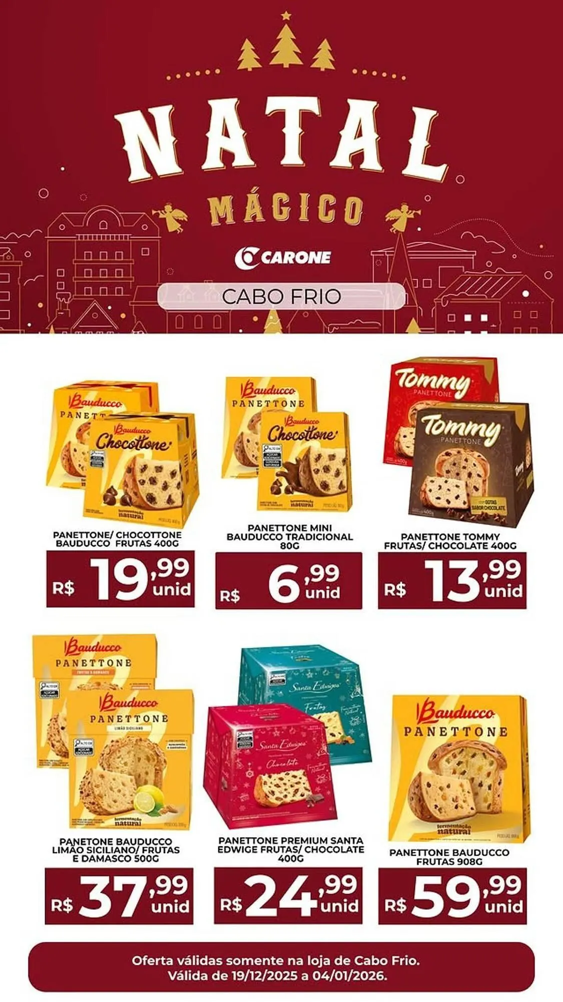Encarte de Encarte Carone 22 de dezembro até 4 de janeiro 2026 - Pagina 1
