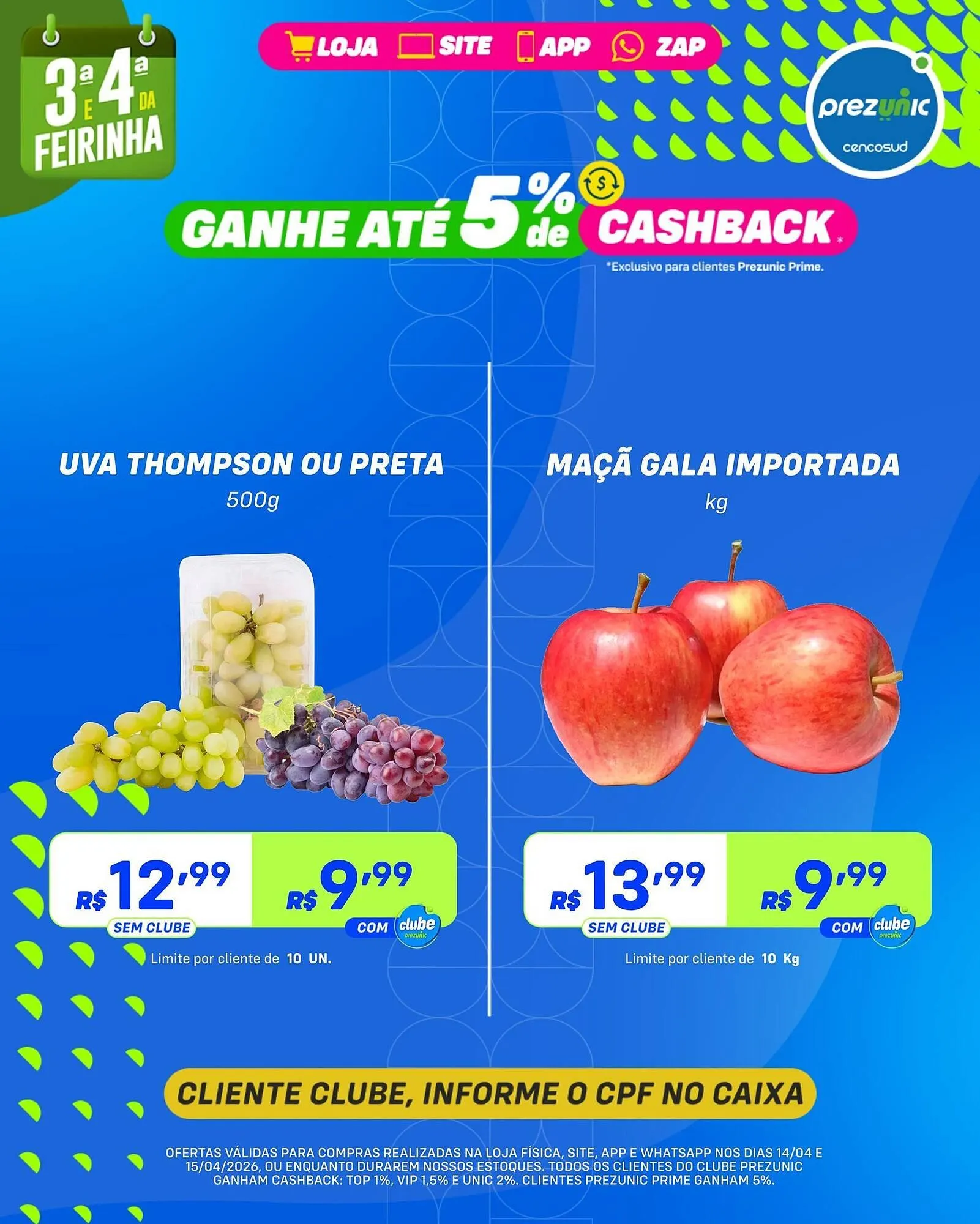 Encarte de Encarte Prezunic 14 de abril até 15 de abril 2026 - Pagina 3