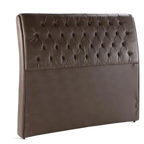 Cabeceira Veranda Suede Cinza