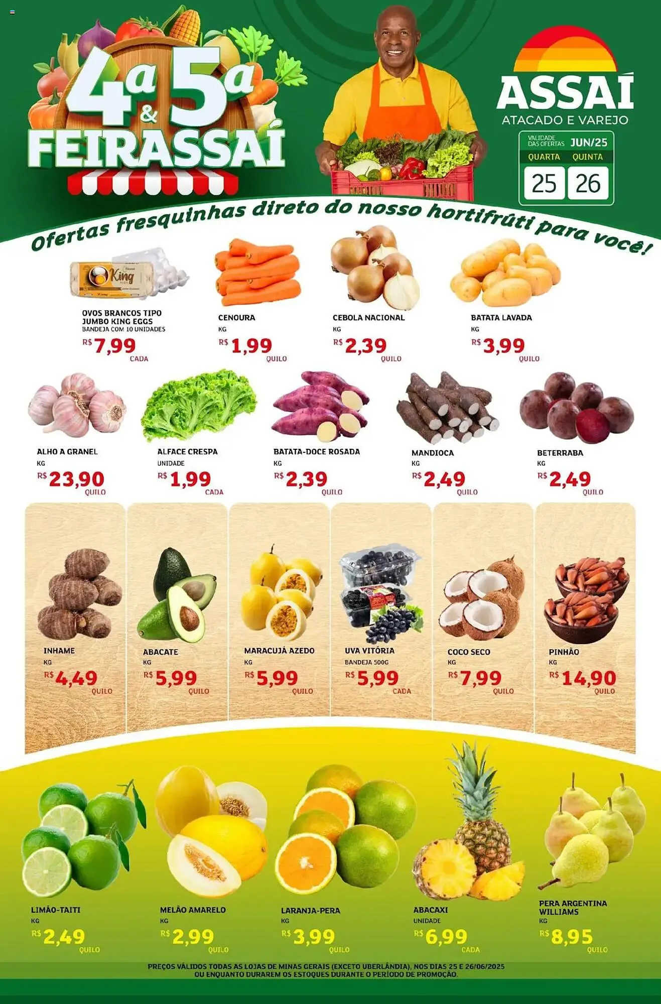 Encarte de Catálogo Assaí Atacadista 25 de junho até 27 de junho 2025 - Pagina 1