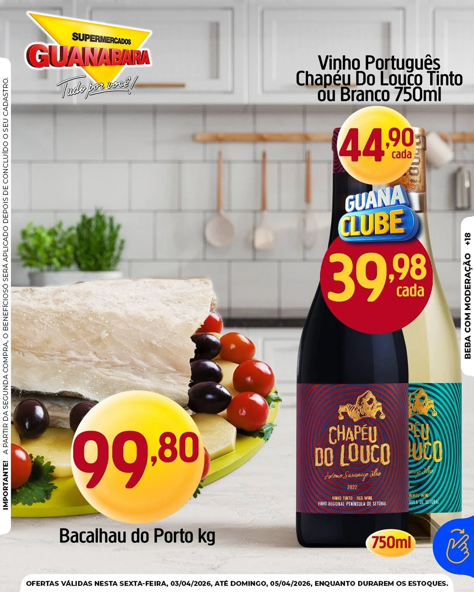 Encarte de Encarte Supermercados Guanabara 3 de abril até 3 de abril 2026 - Pagina 1