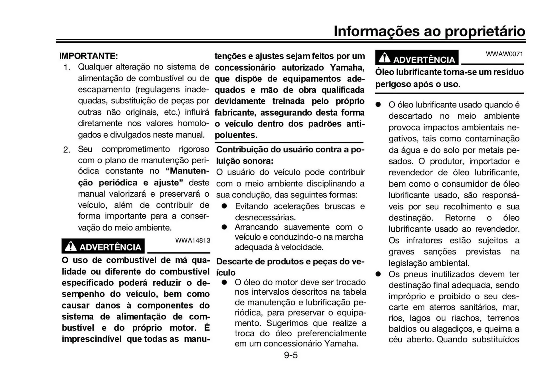 Encarte de Catálogo Yamaha 12 de junho até 31 de dezembro 2025 - Pagina 99