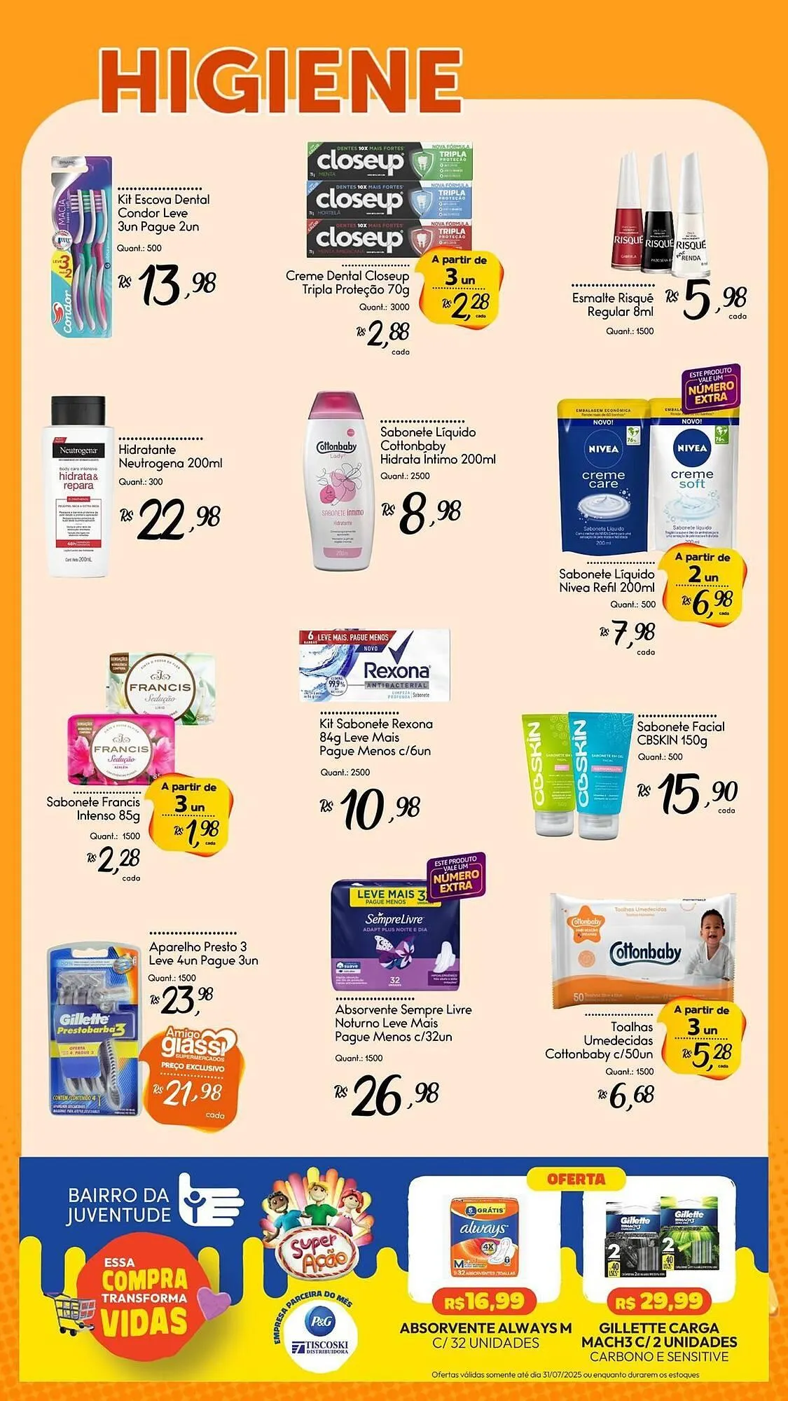 Encarte de Catálogo Giassi Supermercados 4 de julho até 17 de julho 2025 - Pagina 23
