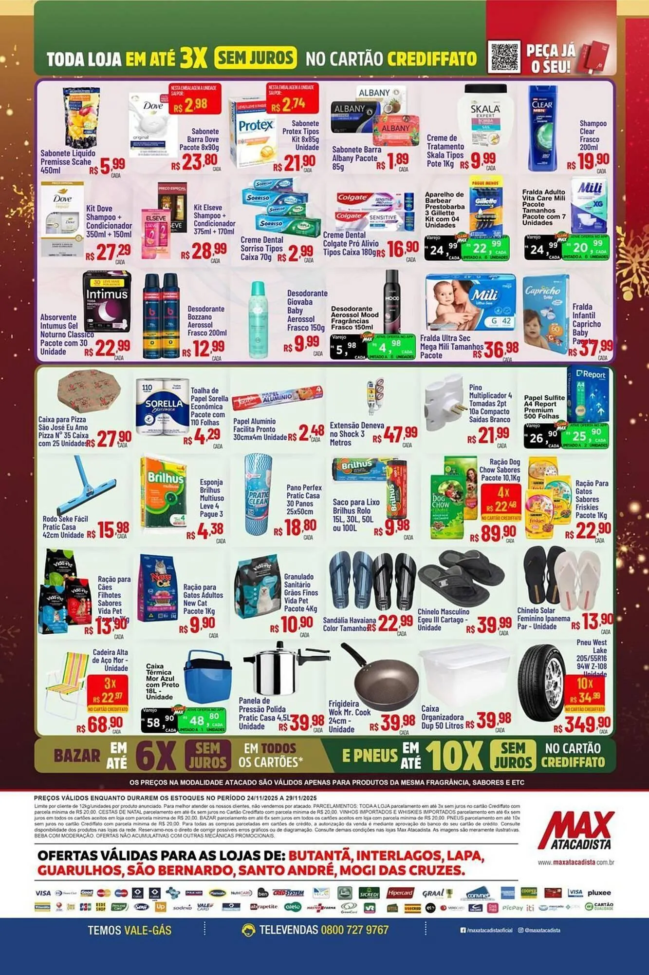 Encarte de Encarte Max Atacadista 24 de novembro até 29 de novembro 2025 - Pagina 8