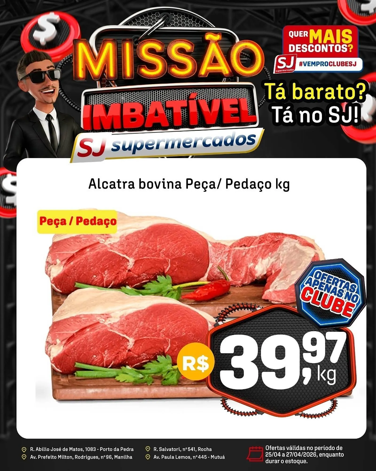 Encarte de Encarte Sj Supermercados 25 de abril até 27 de abril 2026 - Pagina 2