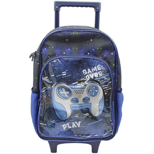 Mochila escolar infantil de rodinhas, Gamer, 16", BPK5, Happy Time - PT 1 UN