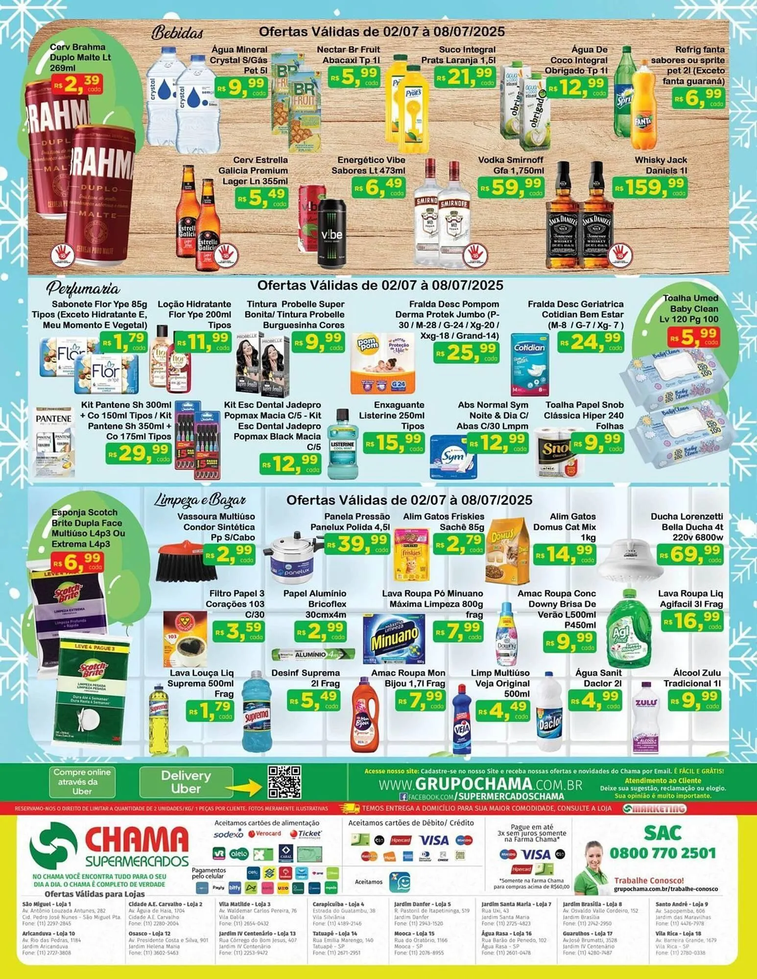 Encarte de Catálogo Chama Supermercados 2 de julho até 8 de julho 2025 - Pagina 4