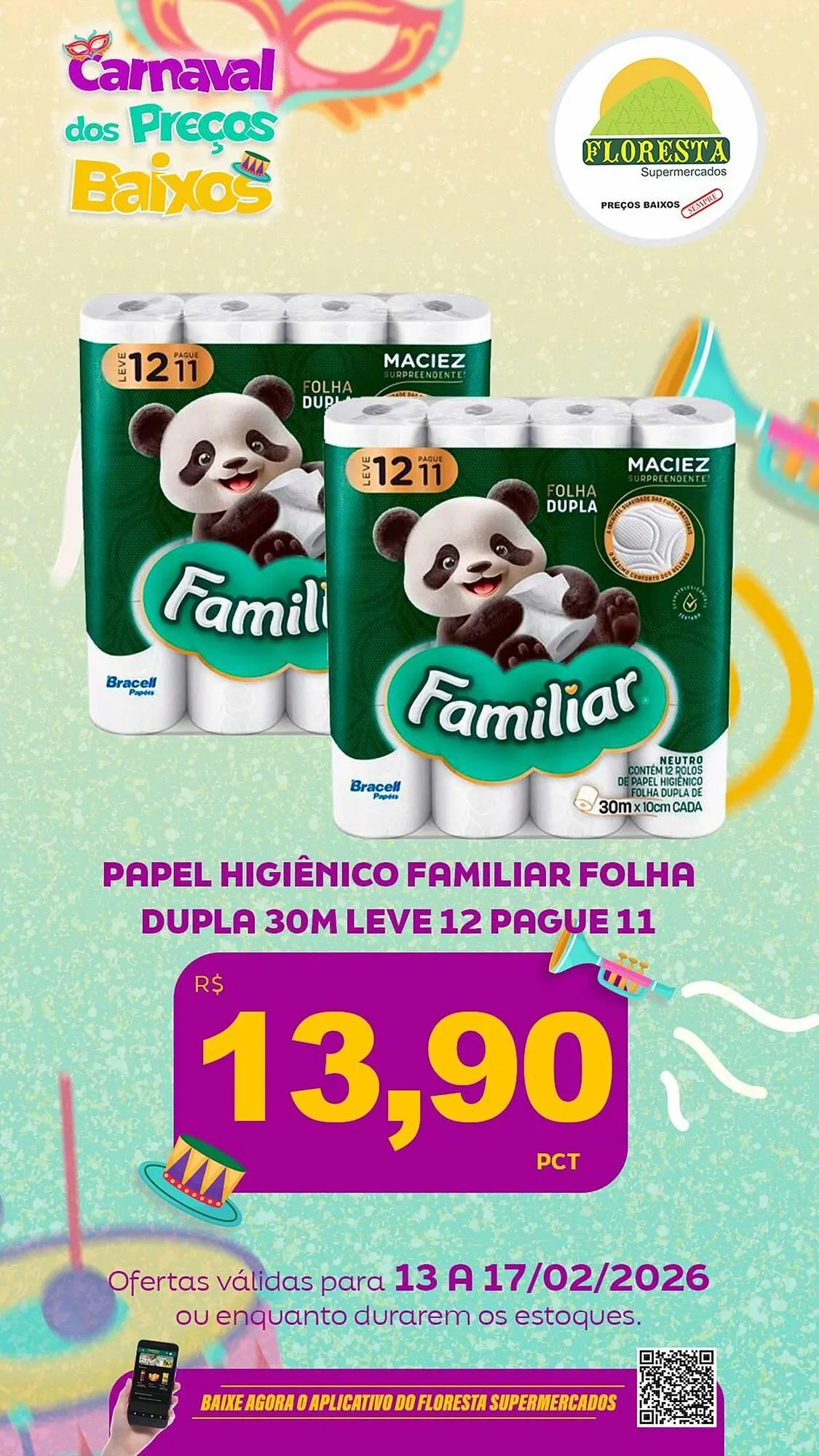 Encarte de Catálogo Floresta Supermercados 13 de fevereiro até 17 de fevereiro 2026 - Pagina 9