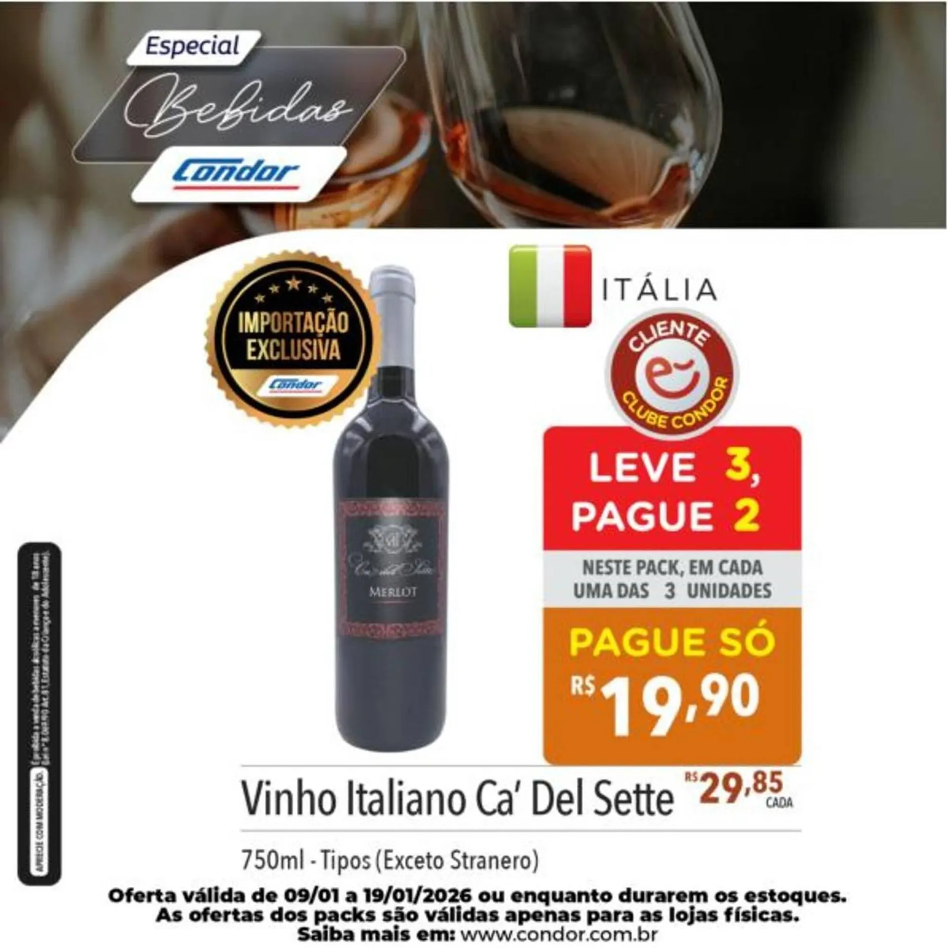 Encarte de Catálogo Supermercados Condor 9 de janeiro até 19 de janeiro 2026 - Pagina 8