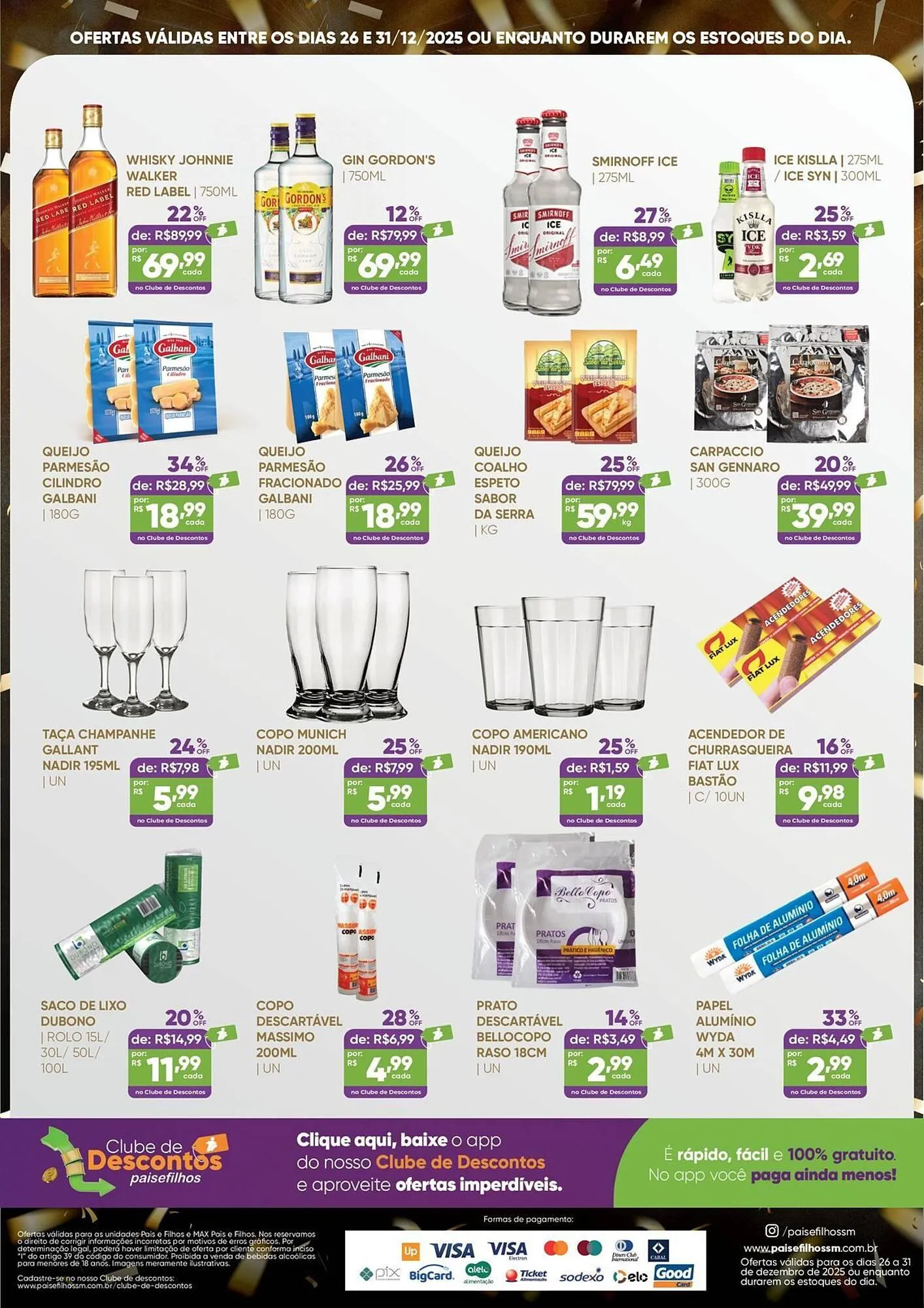 Encarte de Catálogo Pais e Filhos Supermercados 29 de dezembro até 31 de dezembro 2025 - Pagina 2