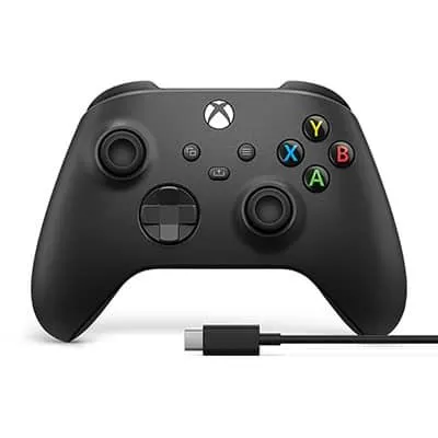 Controle sem fio Xbox + Cabo USB , Series preto, 1V8-00013, Microsoft - CX 1 UN