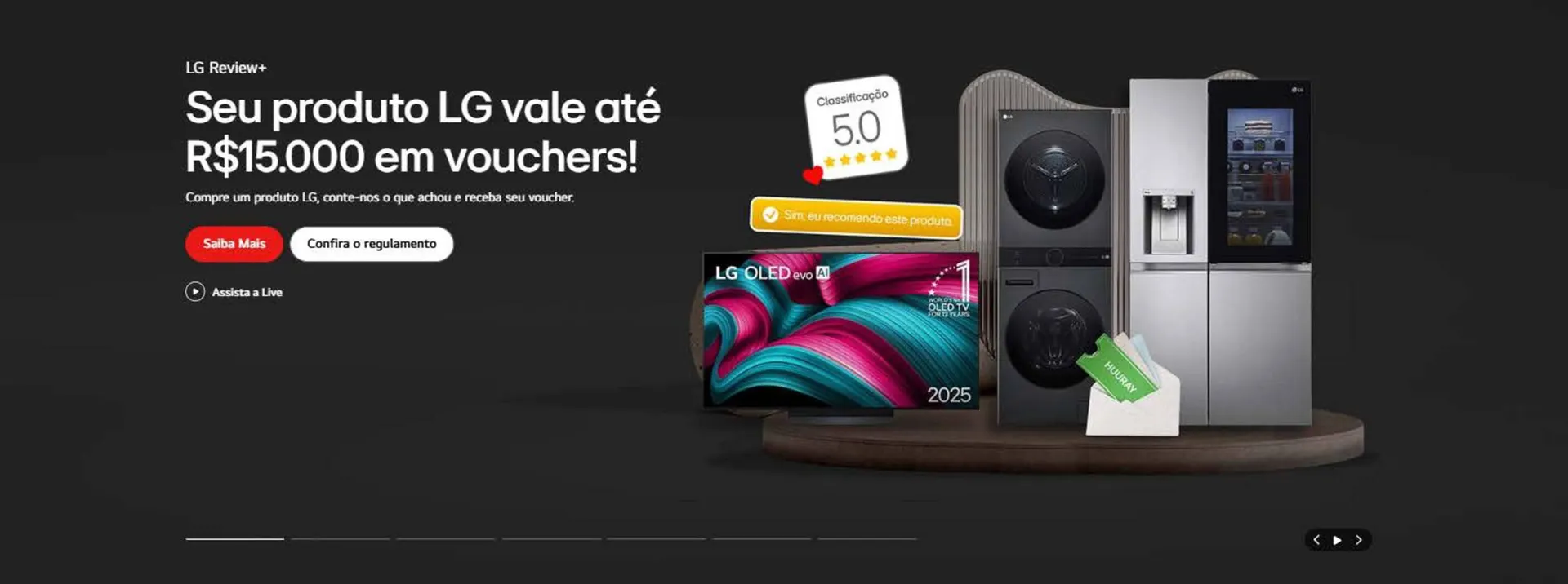 Encarte de Catálogo LG 7 de agosto até 19 de agosto 2025 - Pagina 1