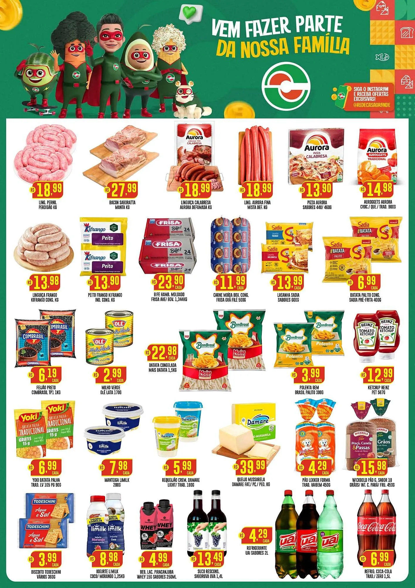 Encarte de Catálogo Casagrande Supermercados 28 de abril até 11 de maio 2025 - Pagina 1