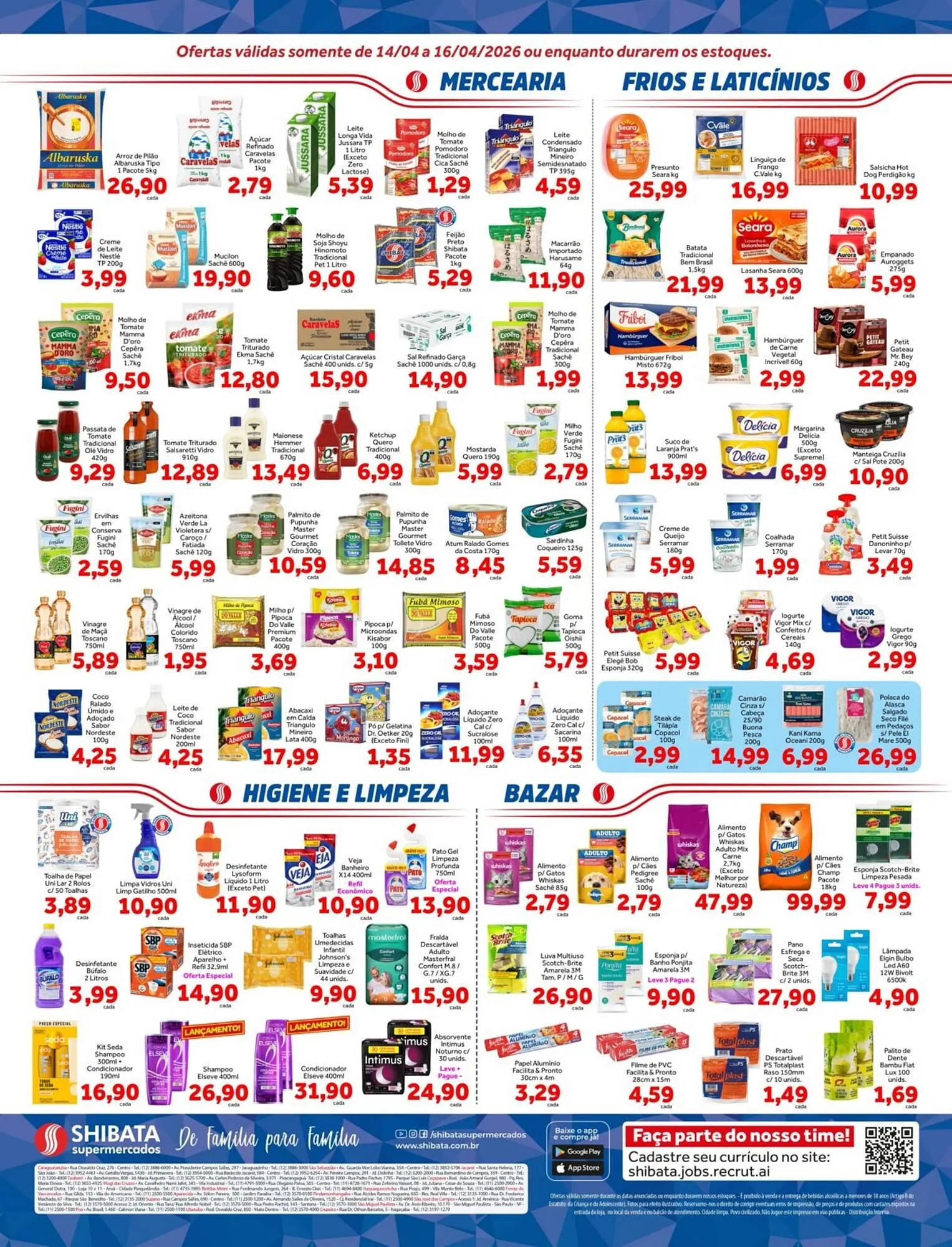 Encarte de Folheto Shibata Supermercados 14 de abril até 16 de abril 2026 - Pagina 2