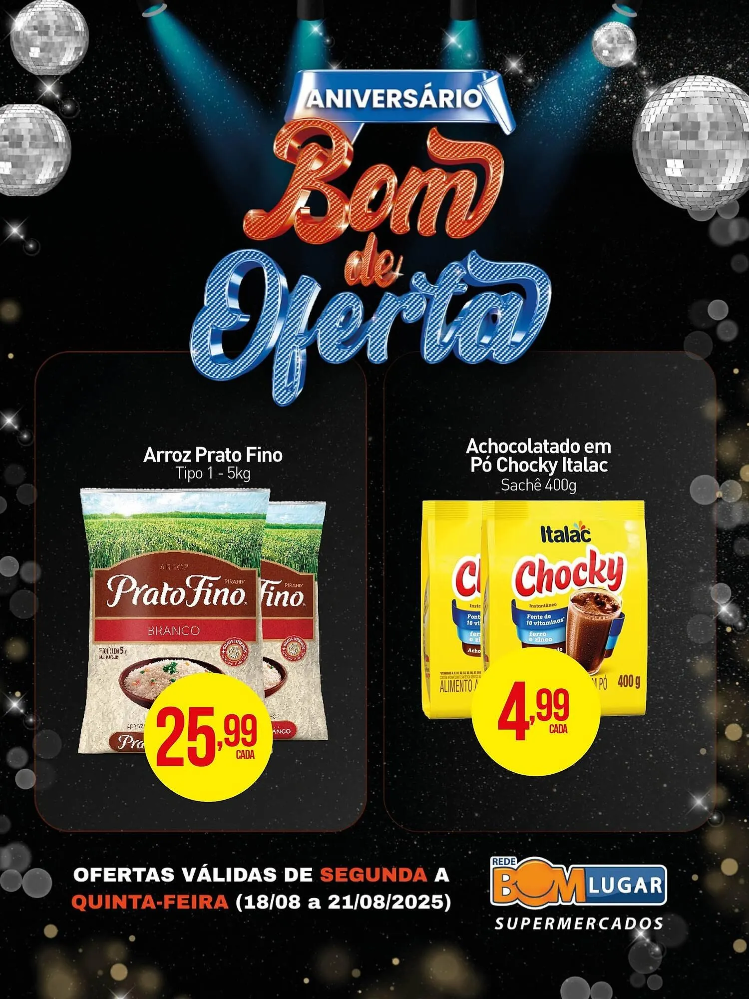 Encarte de Catálogo Rede Bom Lugar 19 de agosto até 21 de agosto 2025 - Pagina 1