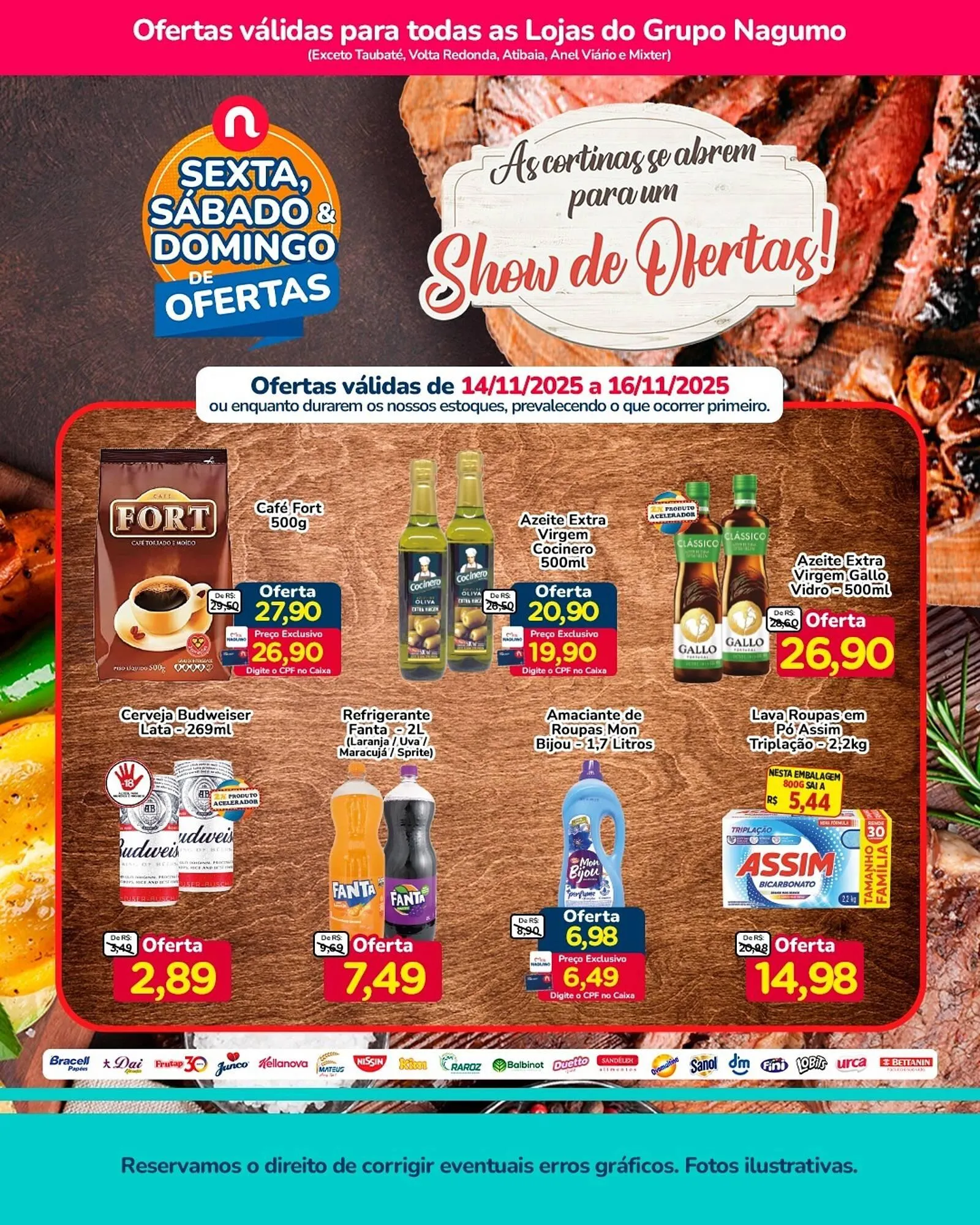 Encarte de Folheto Nagumo 15 de novembro até 16 de novembro 2025 - Pagina 1