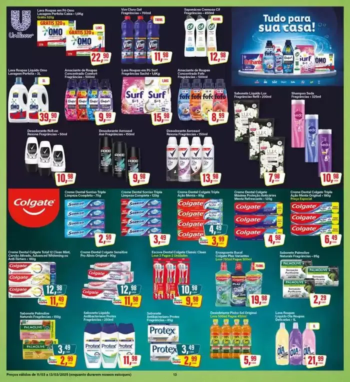 Encarte de Encarte Rede Supermarket 12 de março até 13 de março 2025 - Pagina 13