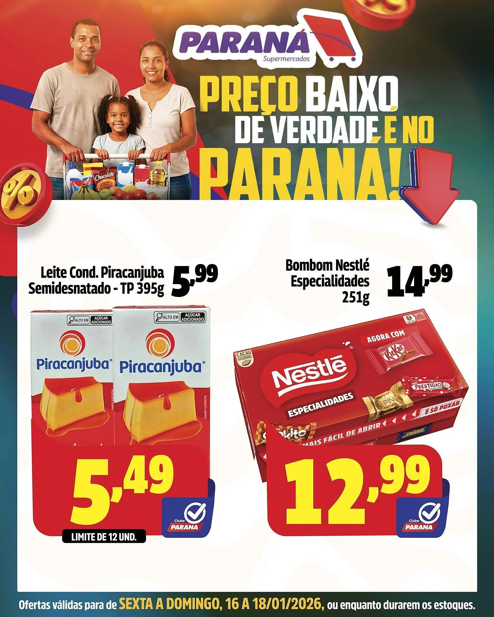 Encarte de Folheto Supermercado Paraná 16 de janeiro até 18 de janeiro 2026 - Pagina 3