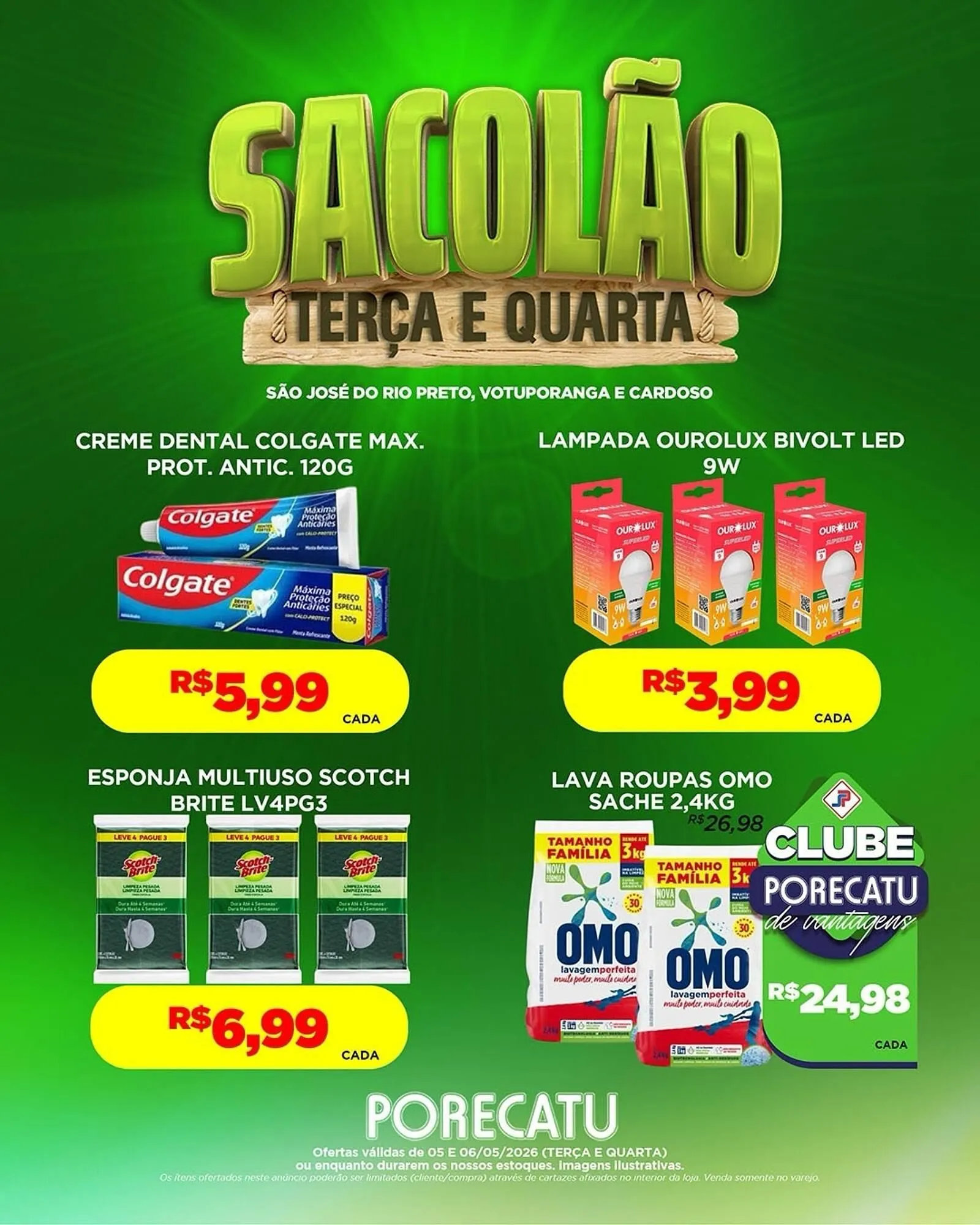 Encarte de Catálogo Supermercado Porecatu 5 de maio até 6 de maio 2026 - Pagina 16
