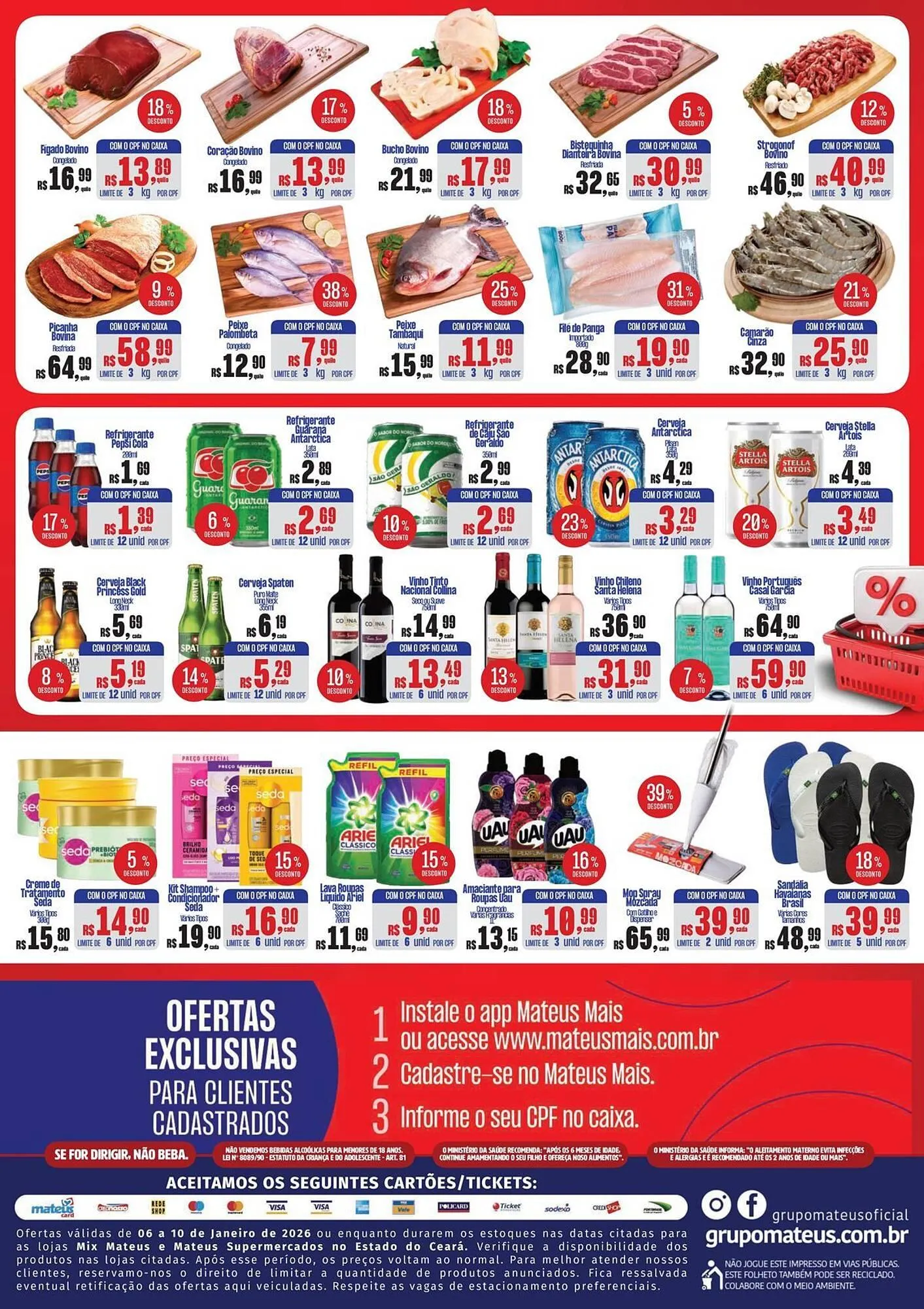 Encarte de Catálogo Supermercados Mateus 6 de janeiro até 10 de janeiro 2026 - Pagina 2