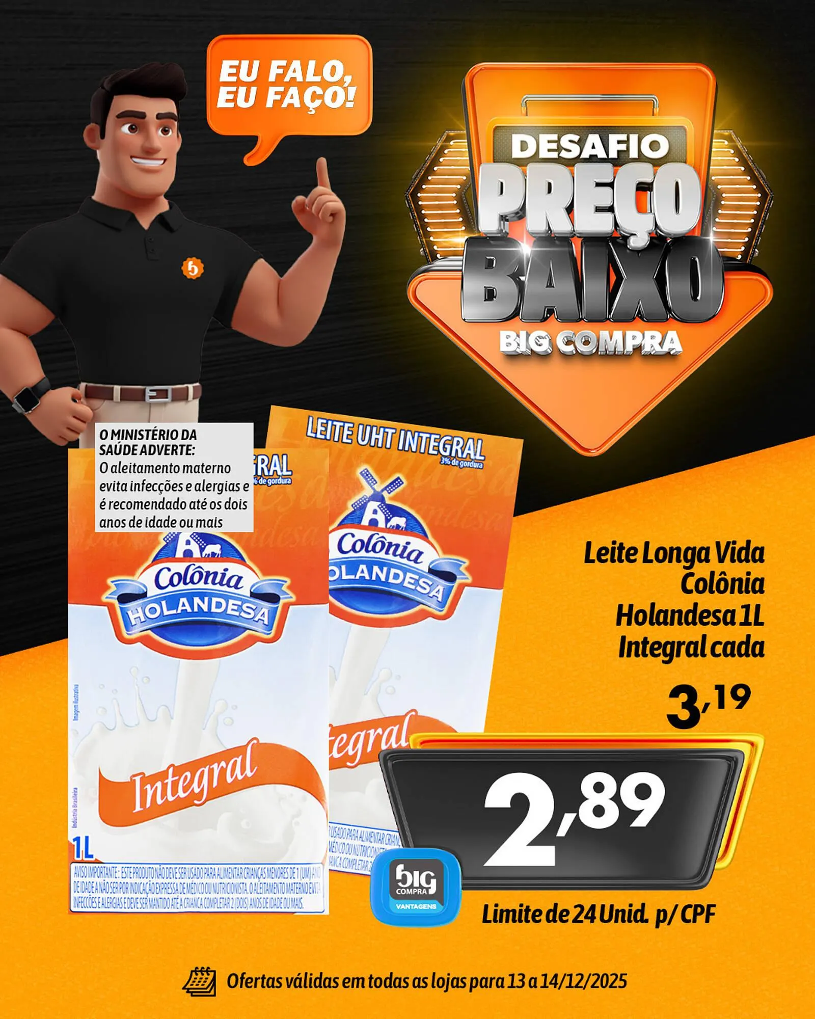 Encarte de Catálogo Supermercados Big Compra 13 de dezembro até 14 de dezembro 2025 - Pagina 1