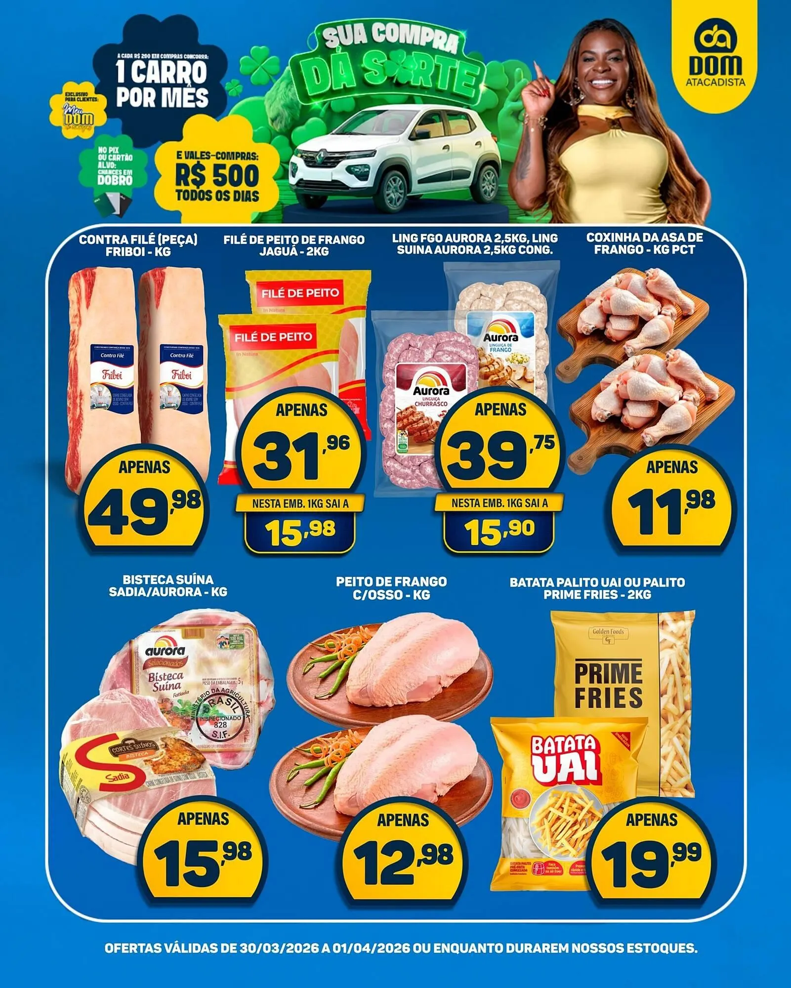Encarte de Encarte Dom Atacadista 30 de março até 1 de abril 2026 - Pagina 1
