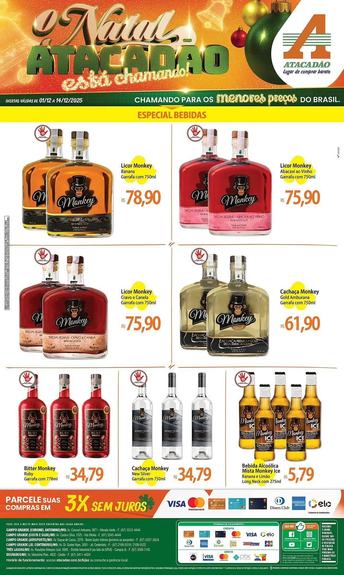 Encarte de Folheto Atacadão 1 de dezembro até 14 de dezembro 2025 - Pagina 1