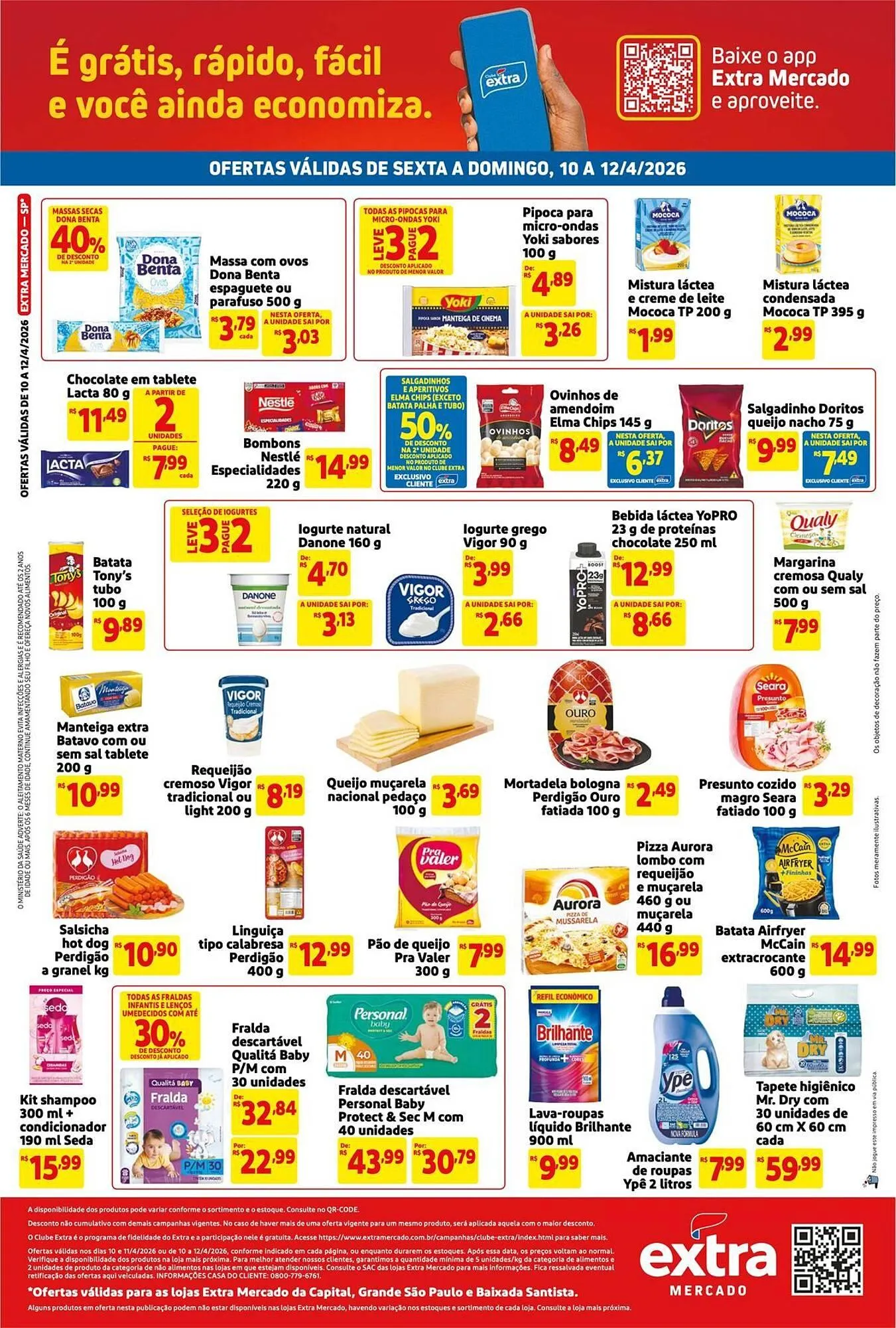 Encarte de Encarte Mercado Extra 10 de abril até 12 de abril 2026 - Pagina 2