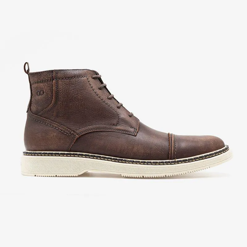 Bota Garage Lock Mouro Envelhecido Cadarço